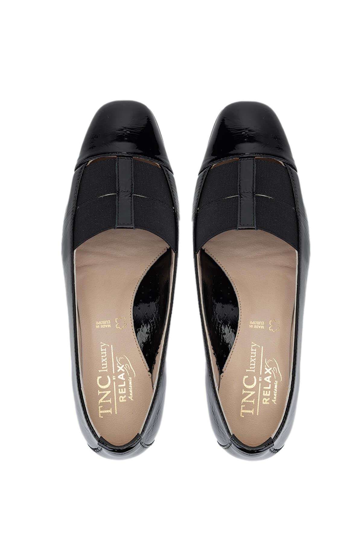 Relax Anatomic Kadın Hakiki Deri Siyah Comfort Ayakkabı