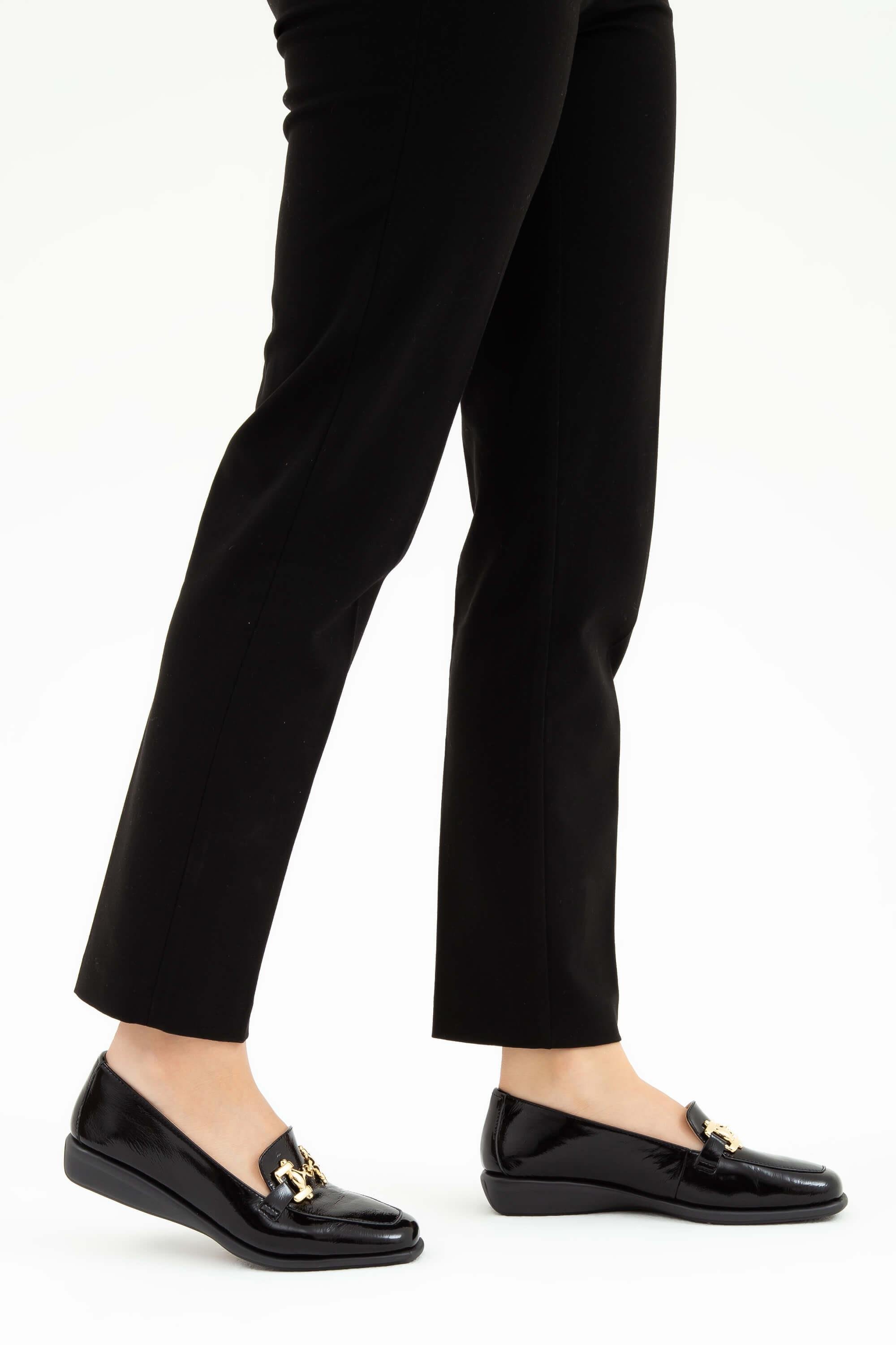 Relax Anatomic Kadın Hakiki Deri Siyah Comfort Ayakkabı