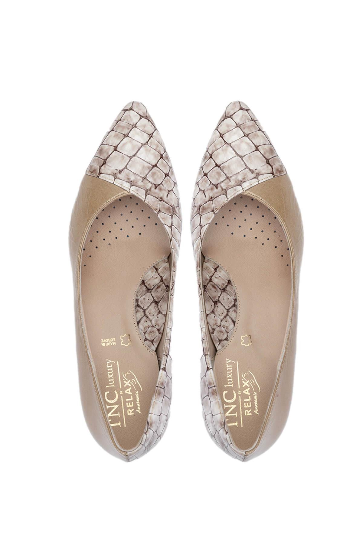 Relax Anatomic Kadın Hakiki Deri Vizon Comfort Ayakkabı