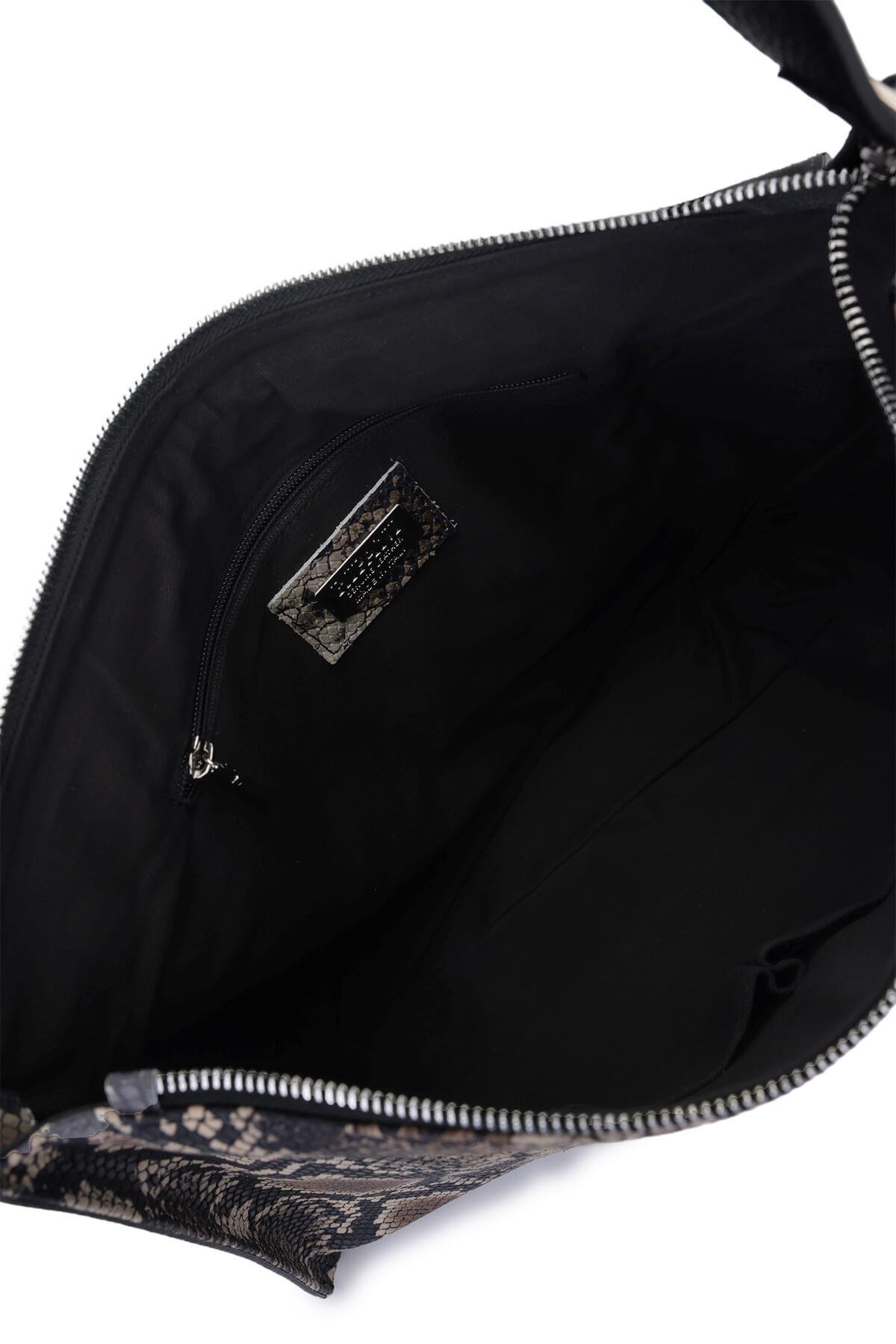 Ripani Kadın Hakiki Deri Kahverengi Omuz Çanta