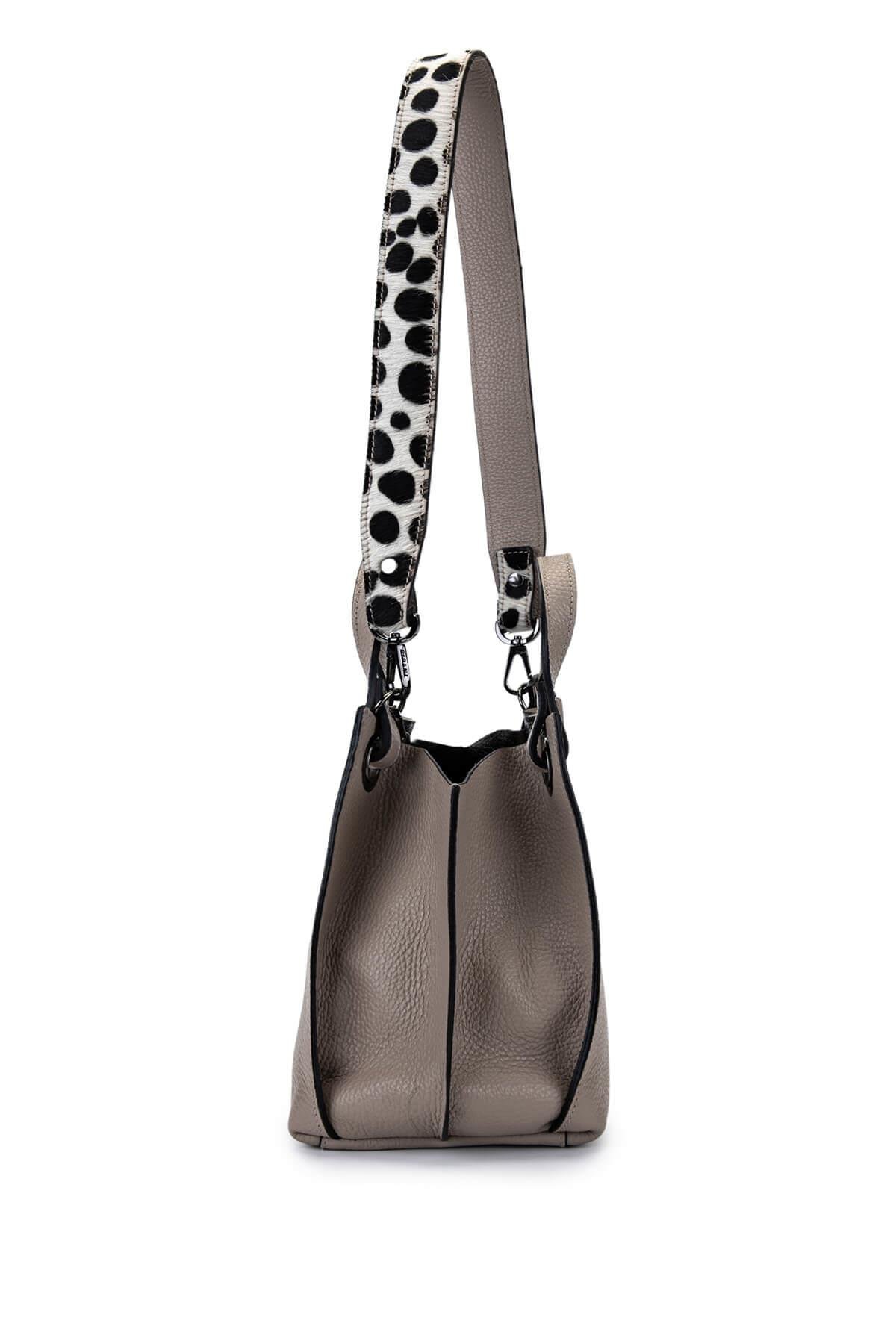 Ripani Kadın Hakiki Deri Kum Omuz Çanta