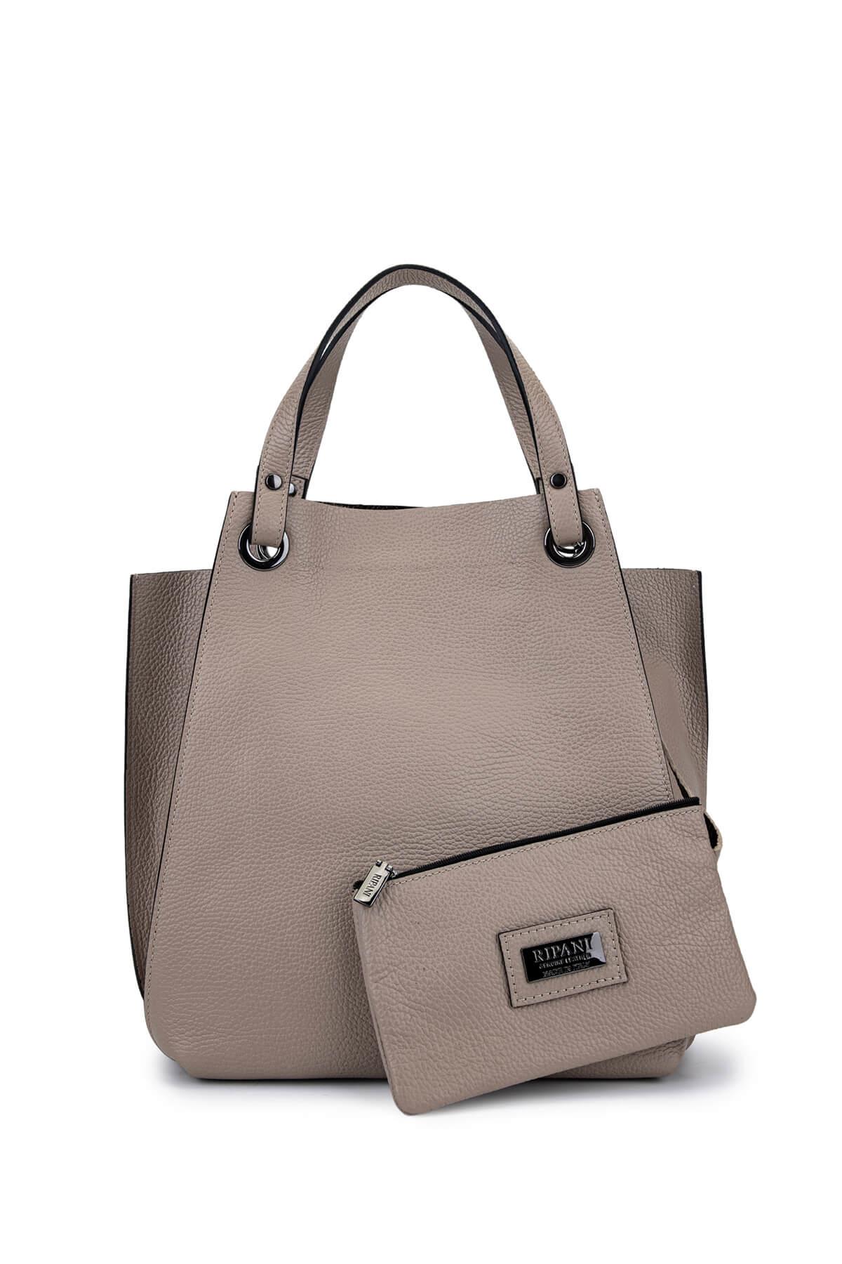 Ripani Kadın Hakiki Deri Kum Omuz Çanta