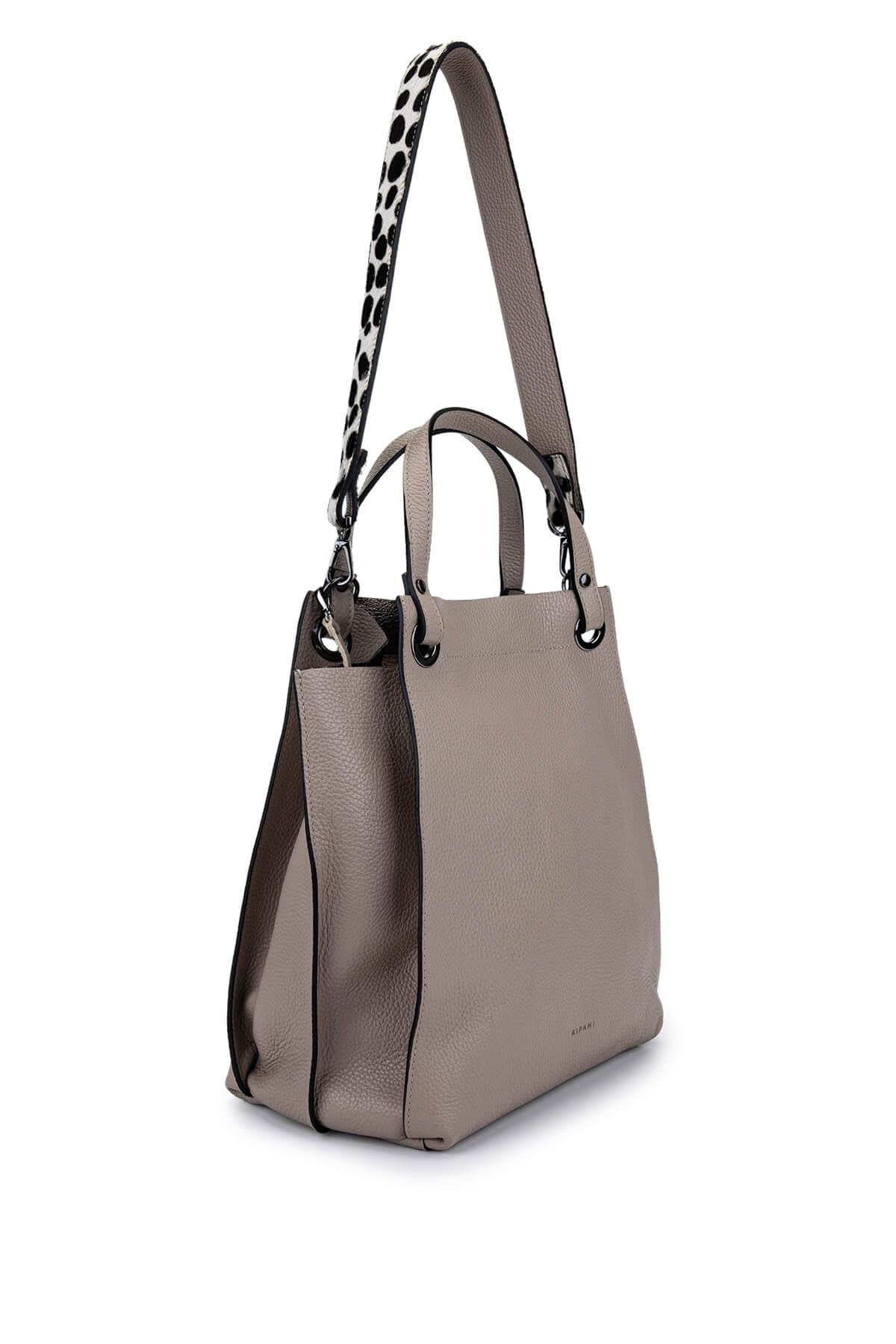 Ripani Kadın Hakiki Deri Kum Omuz Çanta