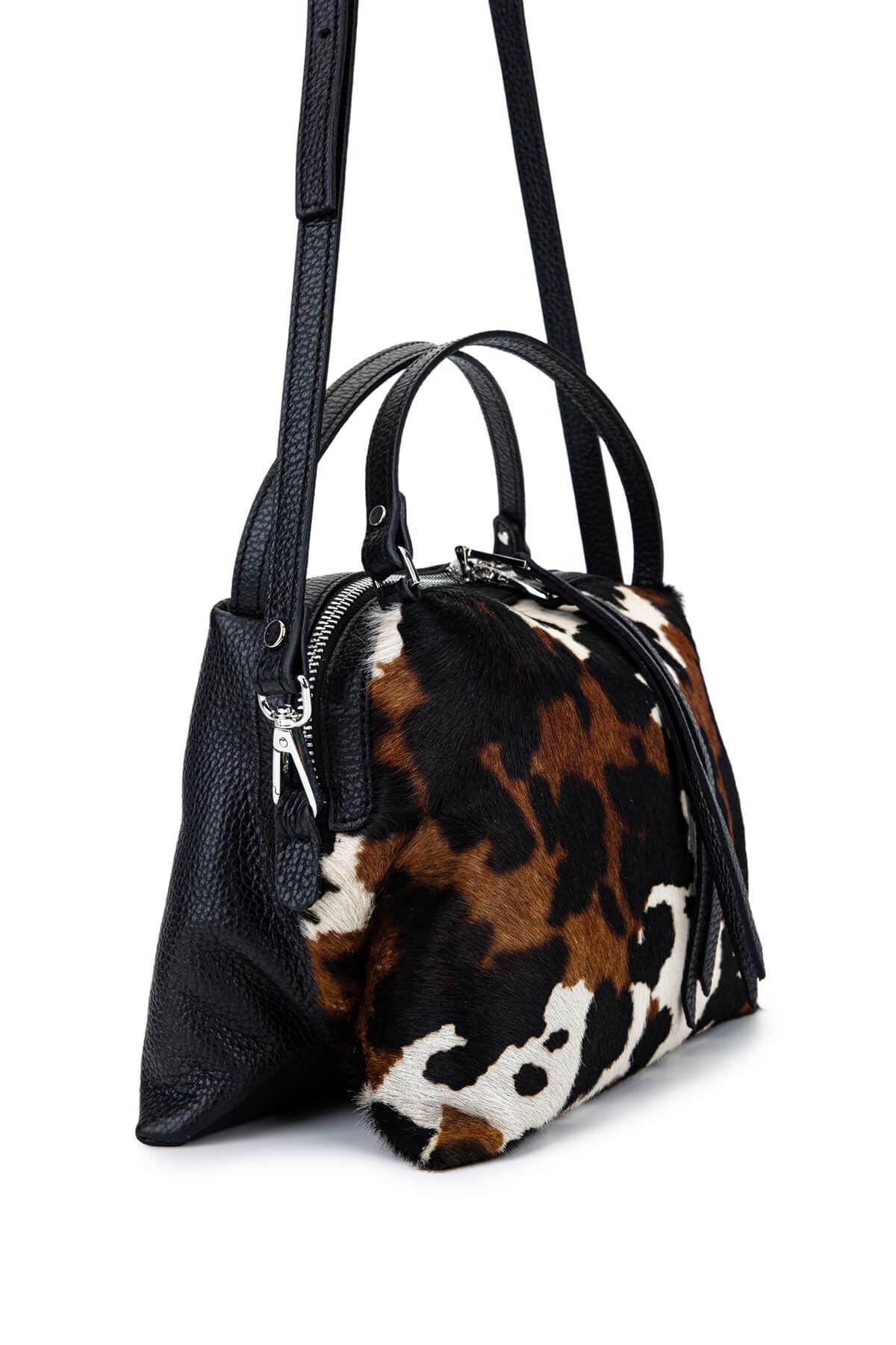 Ripani Kadın Hakiki Deri Siyah Omuz Çanta