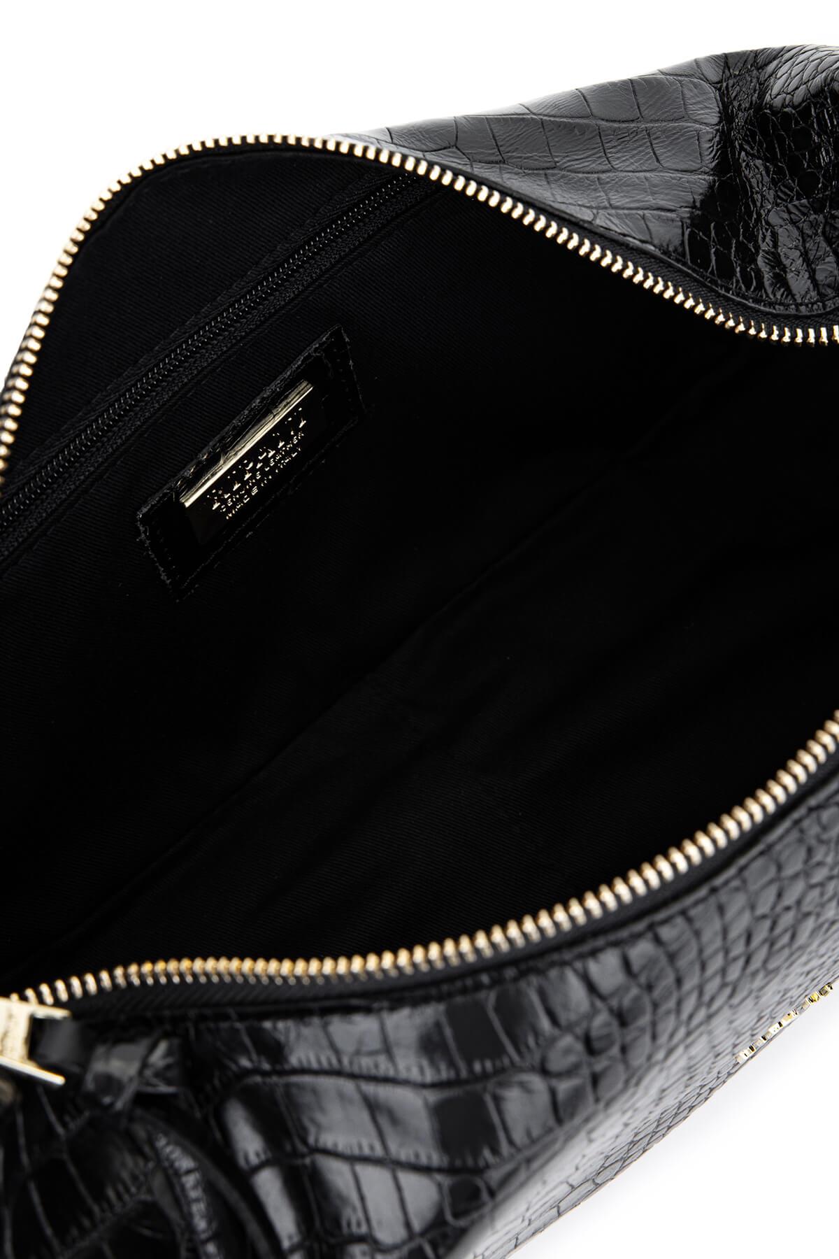 Ripani Kadın Hakiki Deri Siyah Omuz Çanta