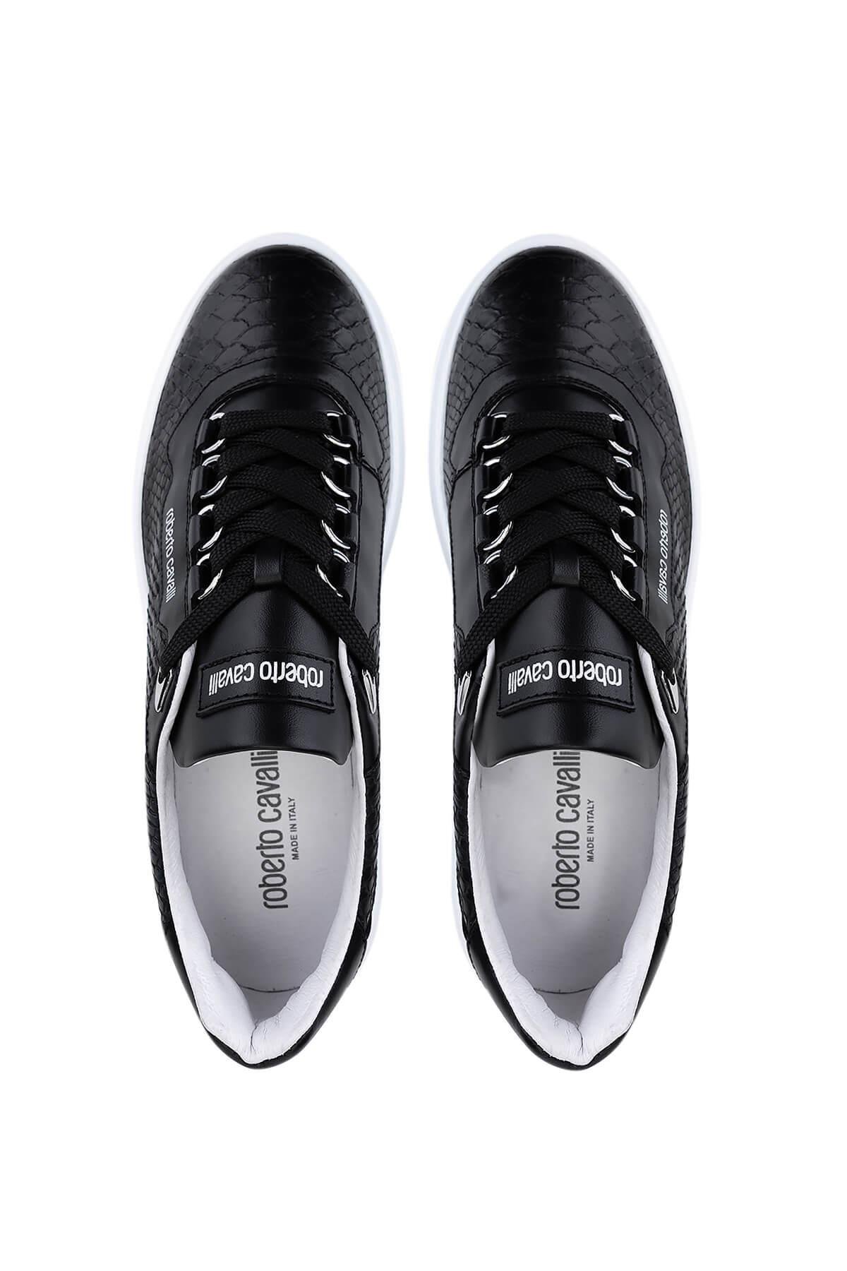 Roberto Cavalli Erkek Hakiki Deri Sneakers & Spor Ayakkabı