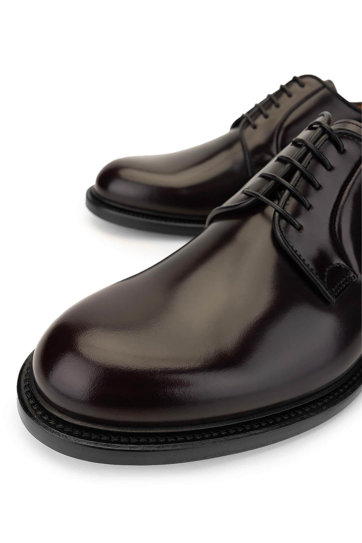 ROSSI Erkek Hakiki Deri Bordo Klasik Ayakkabı