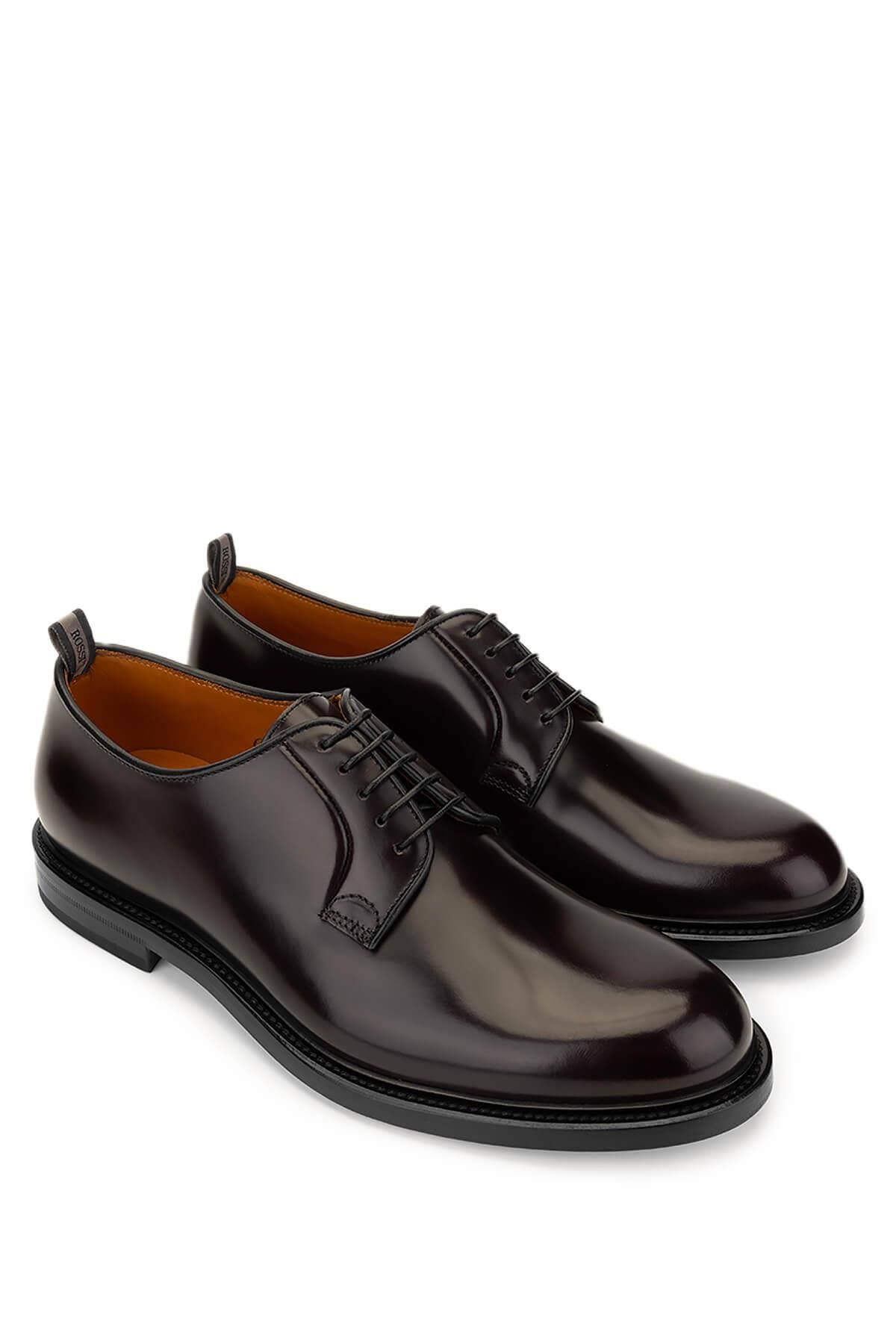 ROSSI Erkek Hakiki Deri Bordo Klasik Ayakkabı