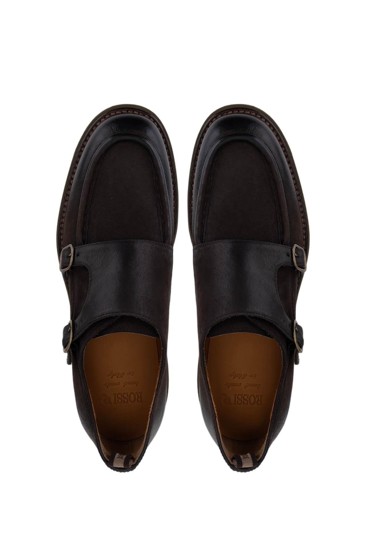 Rossi Erkek Hakiki Deri Kahverengi Casual Ayakkabı