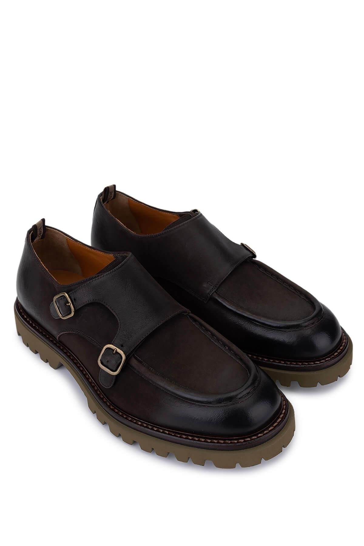 Rossi Erkek Hakiki Deri Kahverengi Casual Ayakkabı