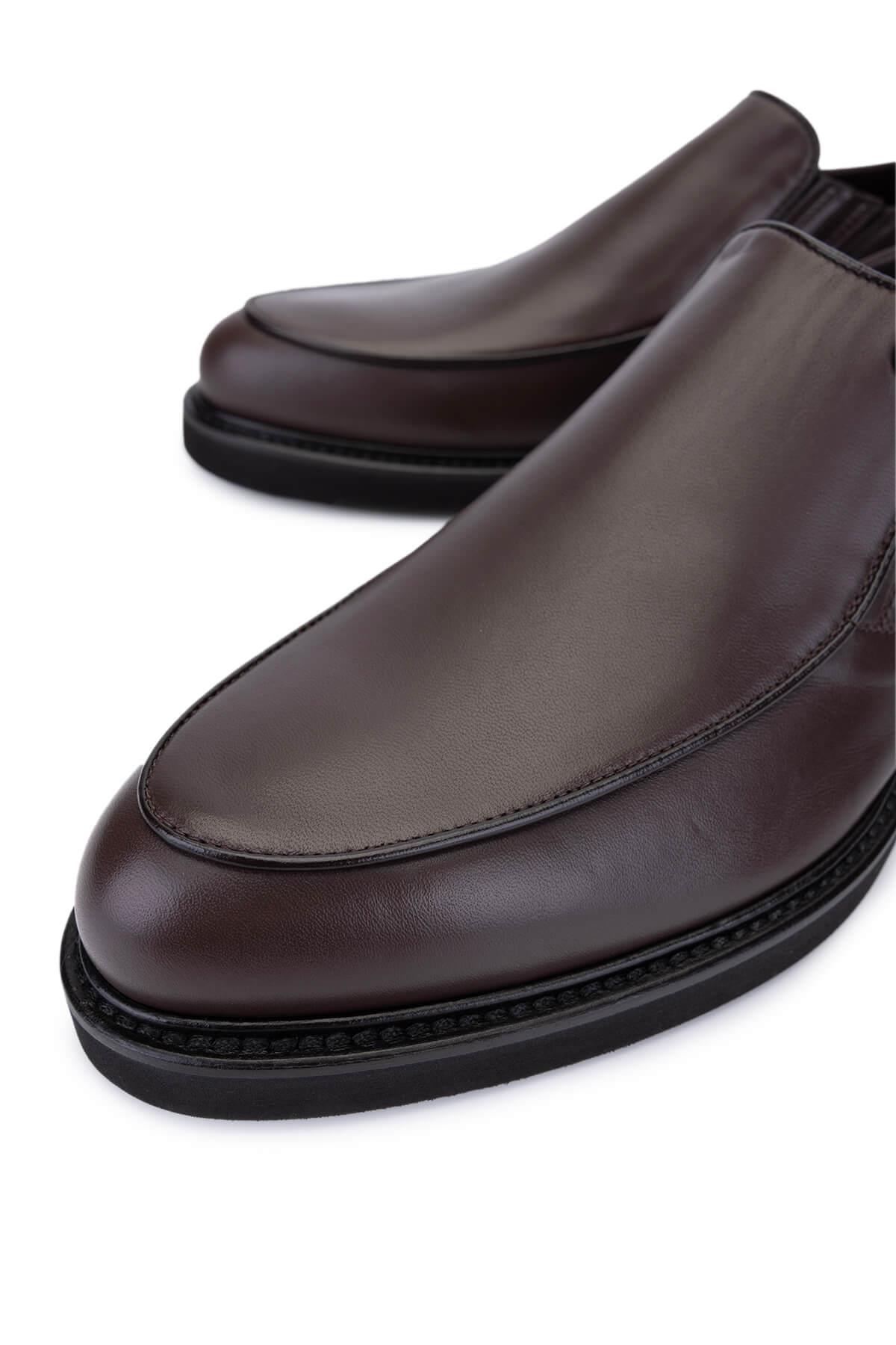 Rossi Erkek Hakiki Deri Kahverengi Klasik Ayakkabı