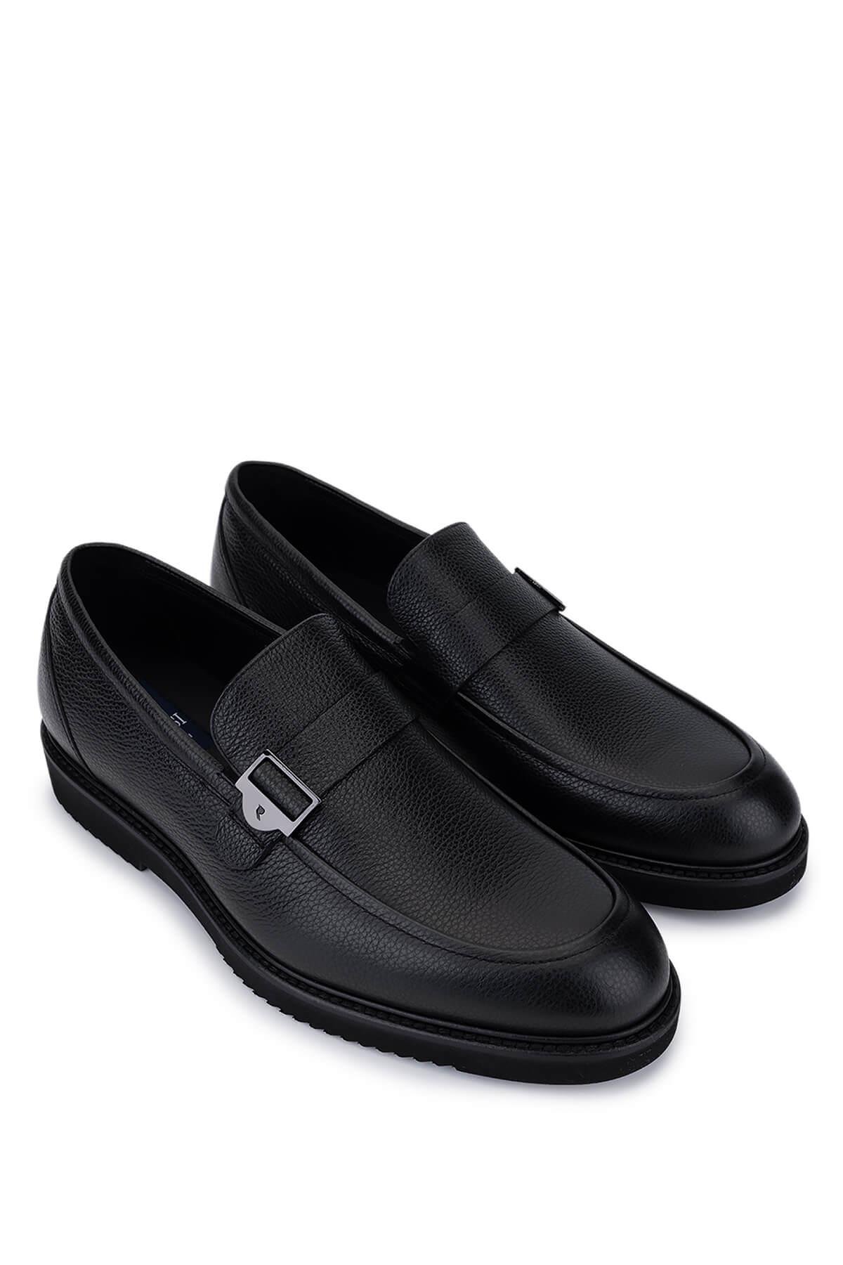 Rossi Erkek Hakiki Deri Siyah Casual Ayakkabı