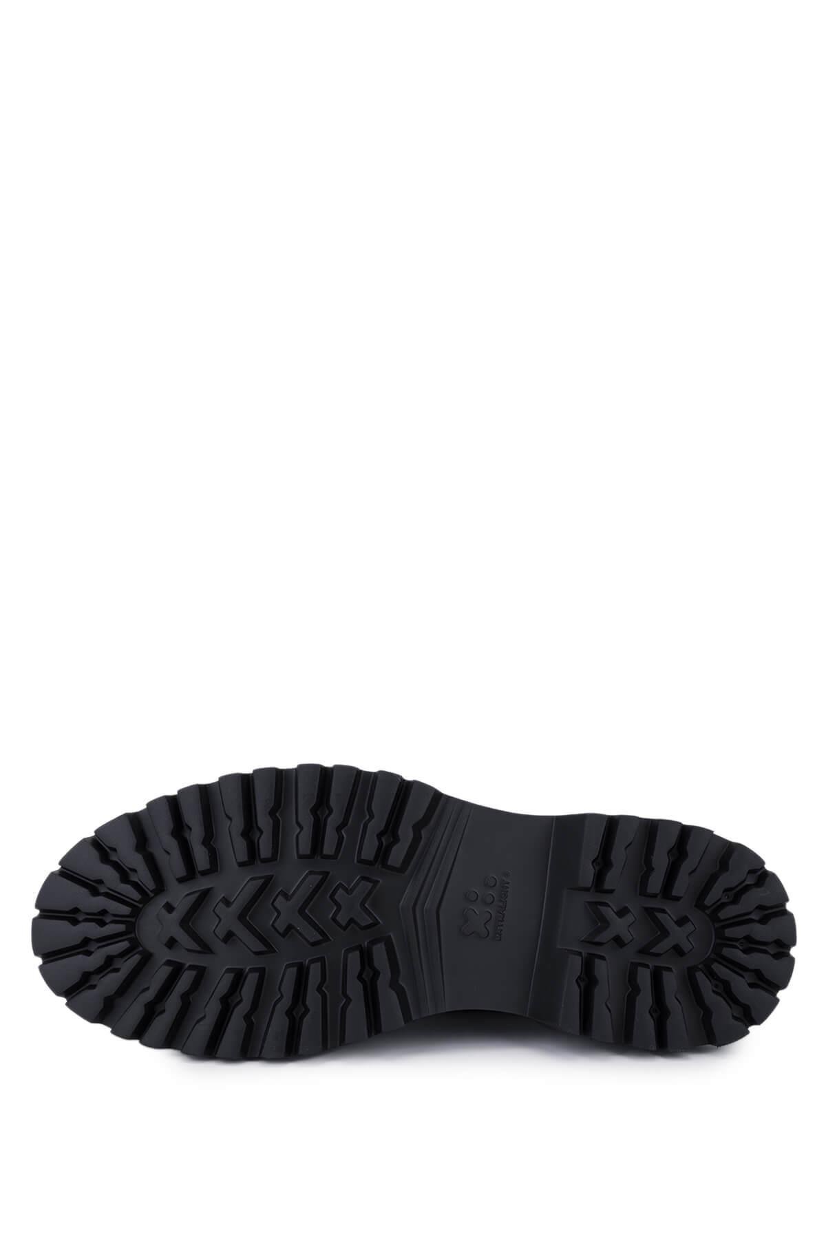 Rossi Erkek Hakiki Deri Siyah Casual Ayakkabı