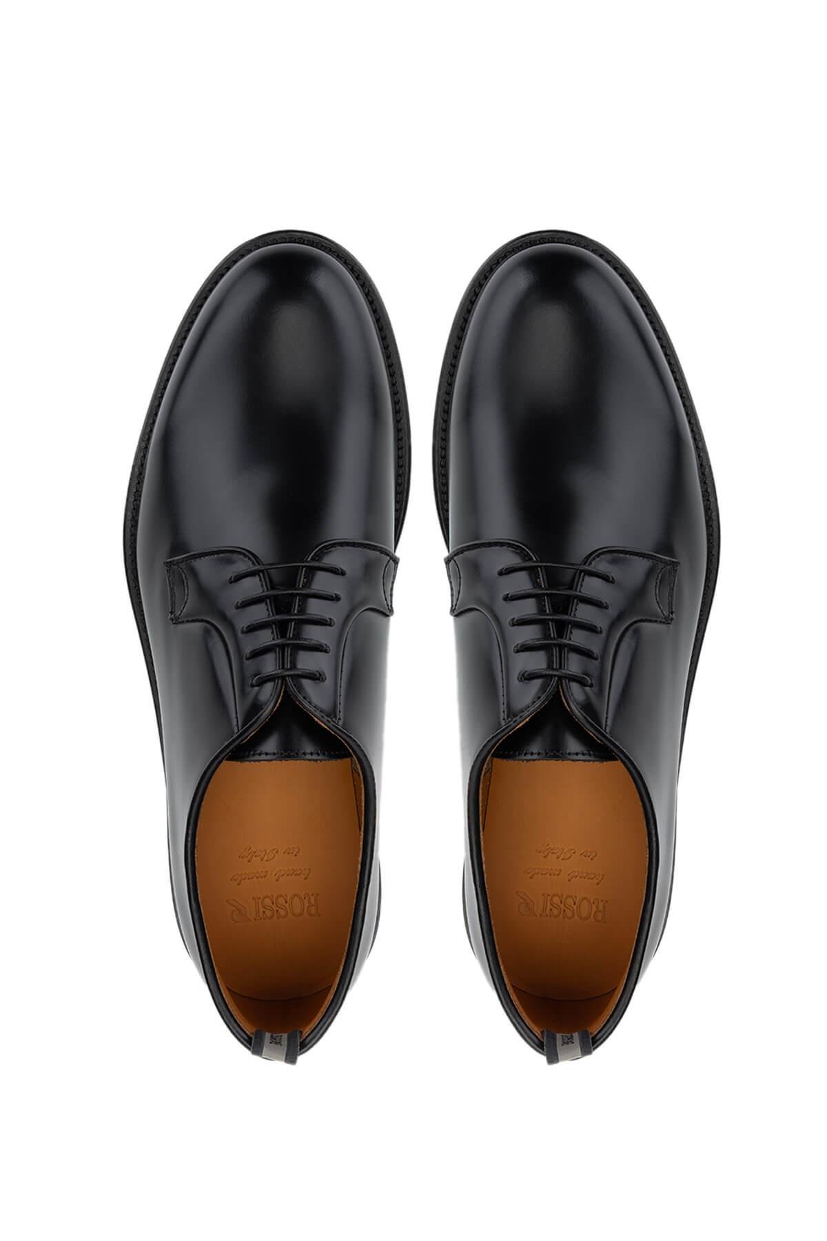 ROSSI Erkek Hakiki Deri Siyah Klasik Ayakkabı