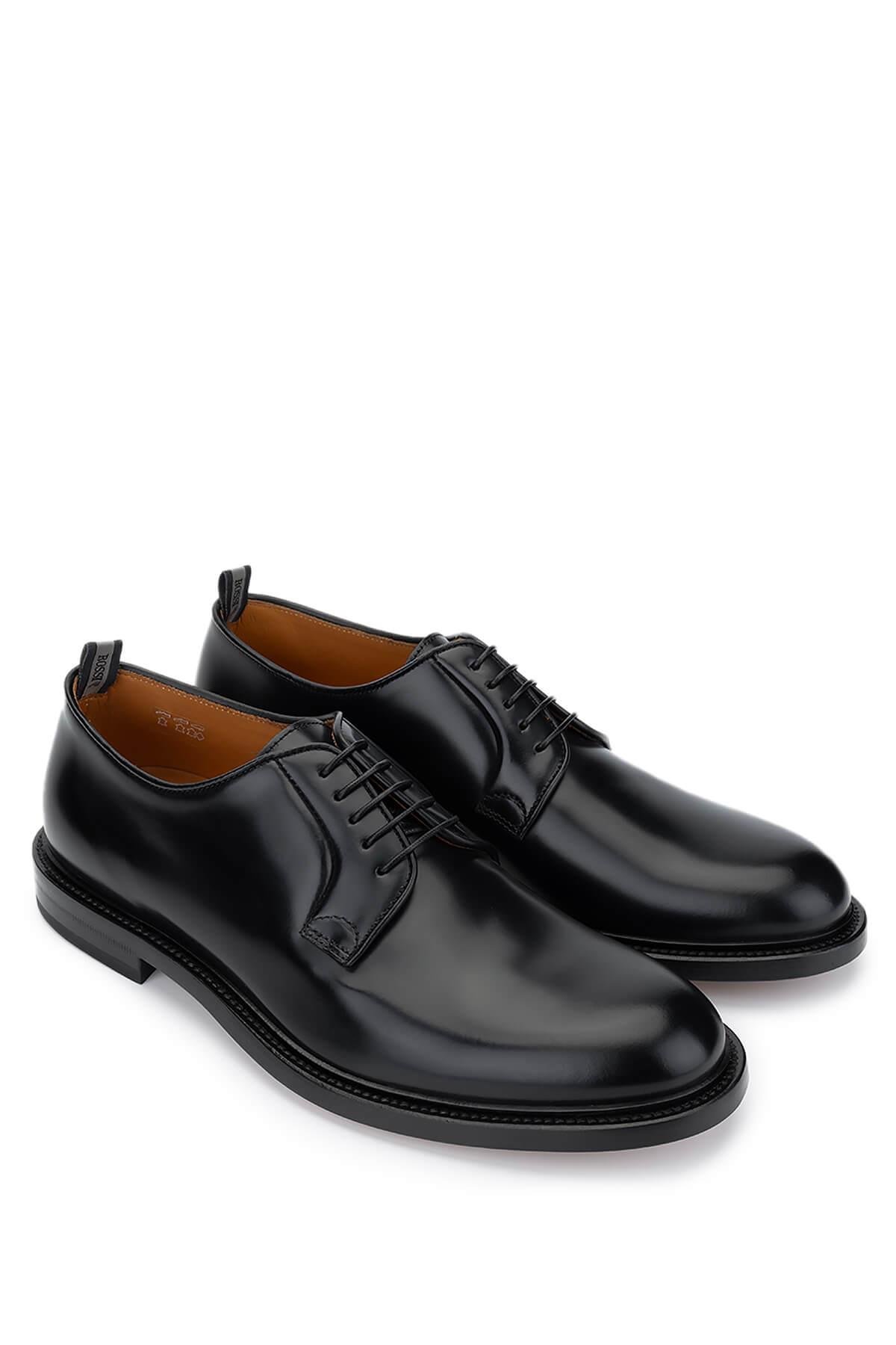 ROSSI Erkek Hakiki Deri Siyah Klasik Ayakkabı
