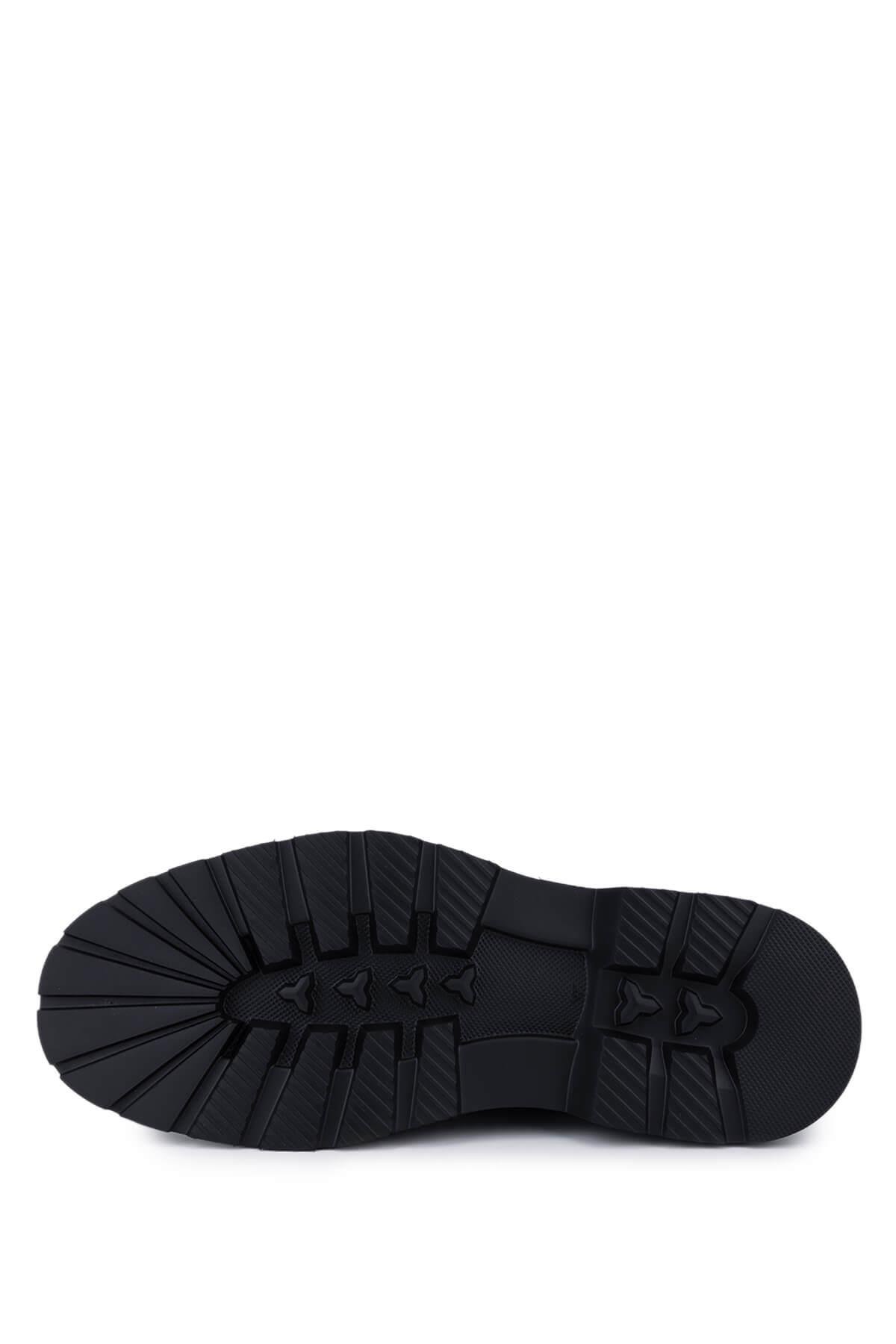 Rossi Erkek Hakiki Deri Siyah Loafer Ayakkabı