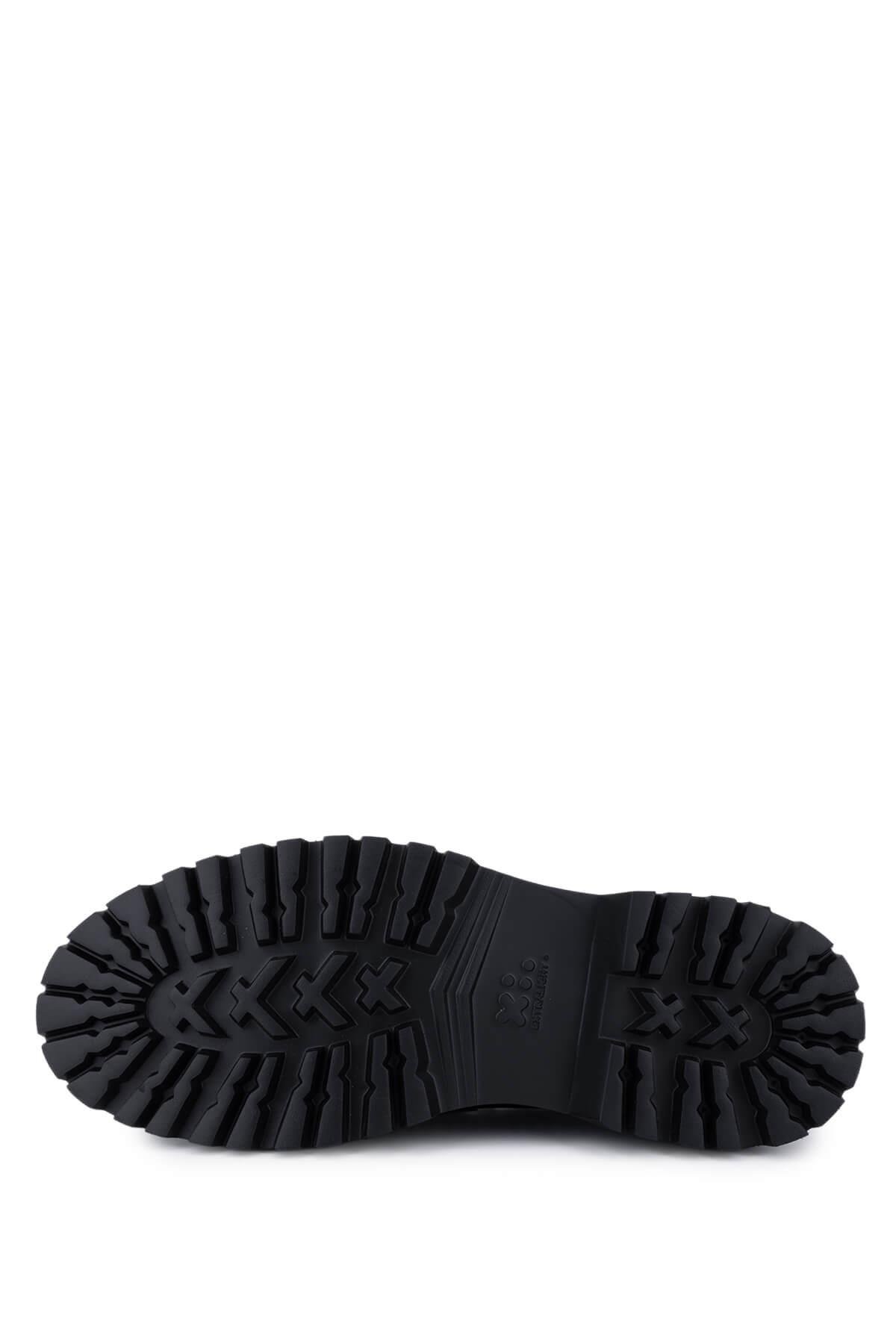 Rossi Erkek Hakiki Deri Siyah Loafer Ayakkabı