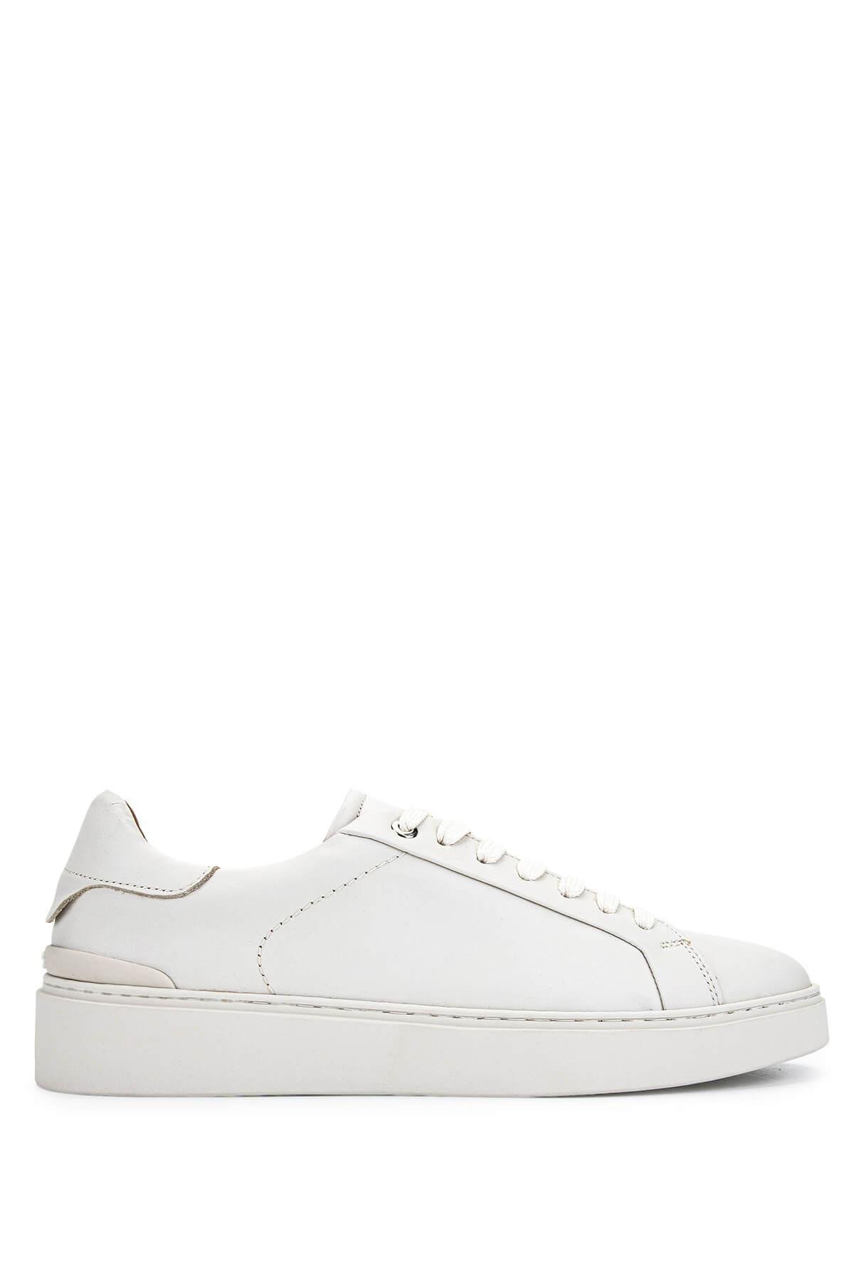 Tamer Tanca Erkek Hakiki Deri Beyaz Sneakers & Spor Ayakkabı