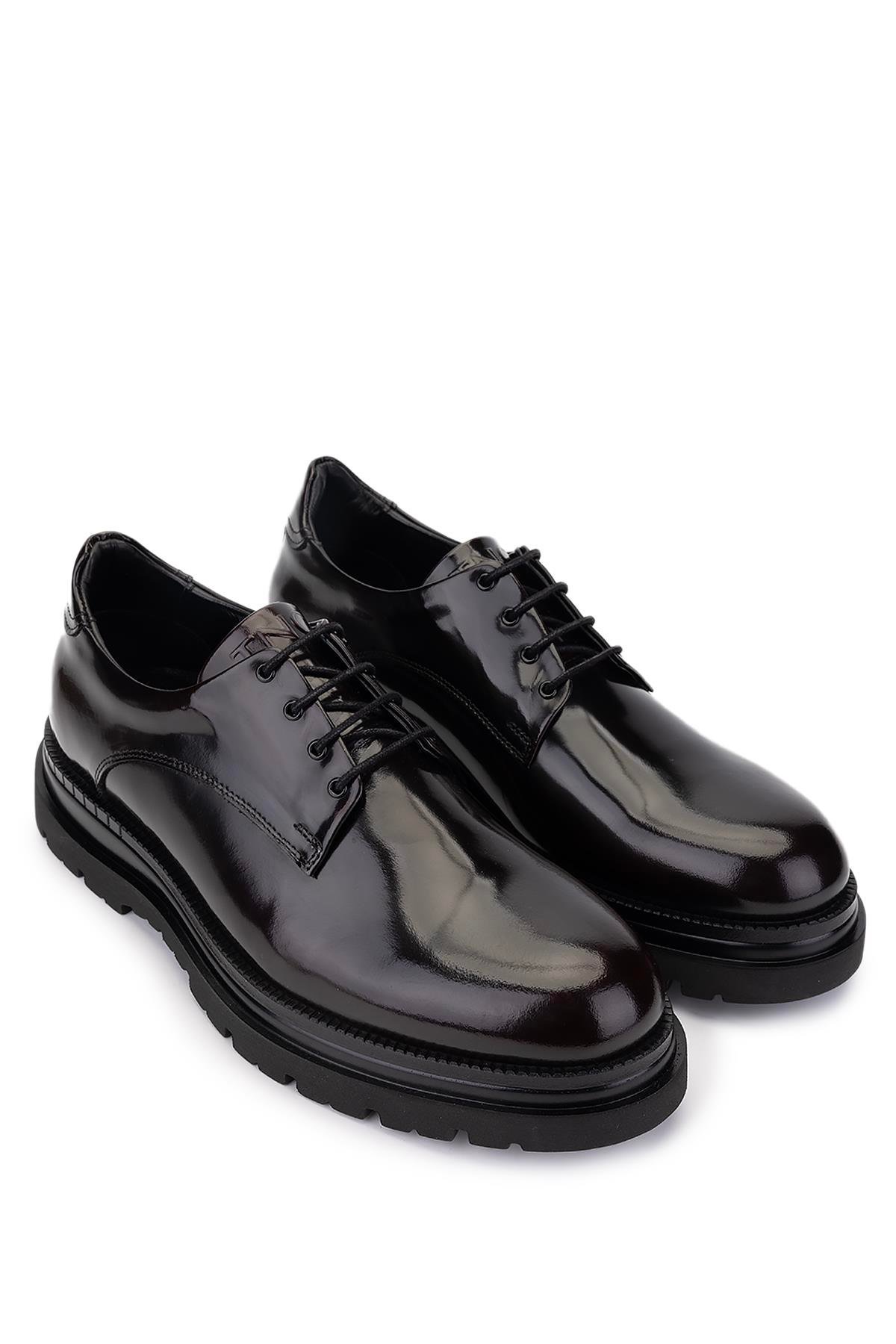 Tamer Tanca Erkek Hakiki Deri Bordo Casual Ayakkabı