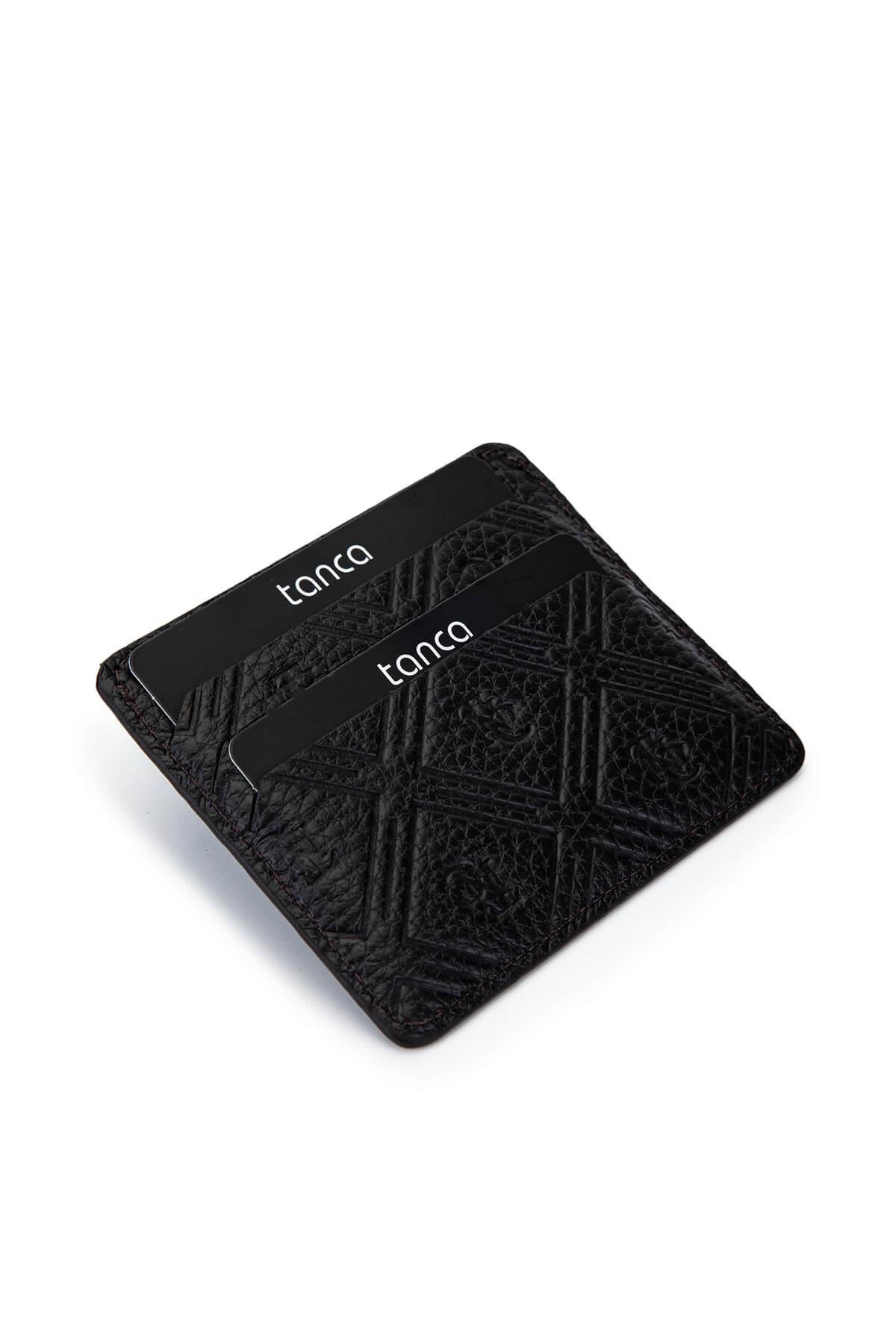 Tamer Tanca Erkek Hakiki Deri Kahverengi Kartlık