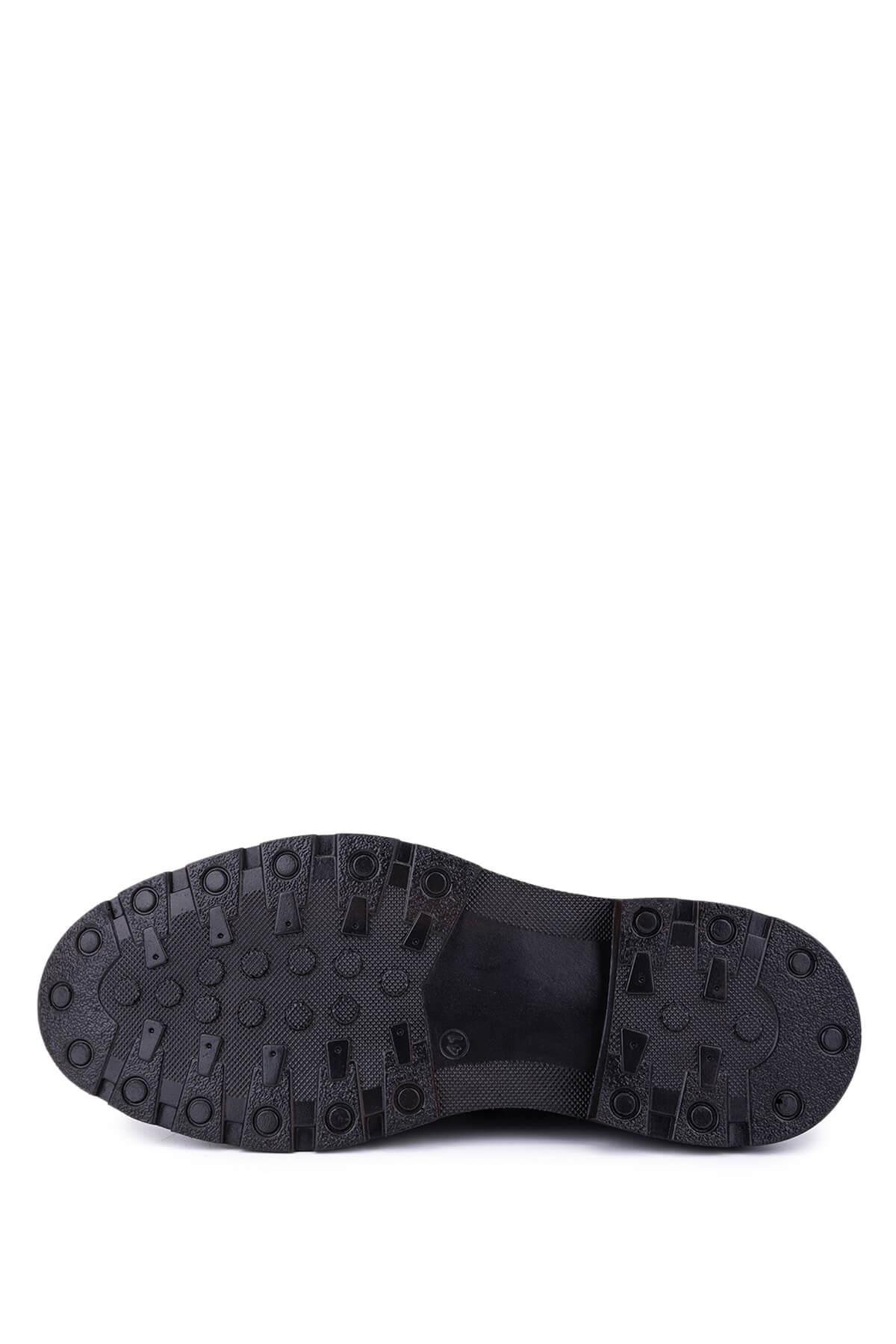 Tamer Tanca Erkek Hakiki Deri Kahverengi Casual Ayakkabı