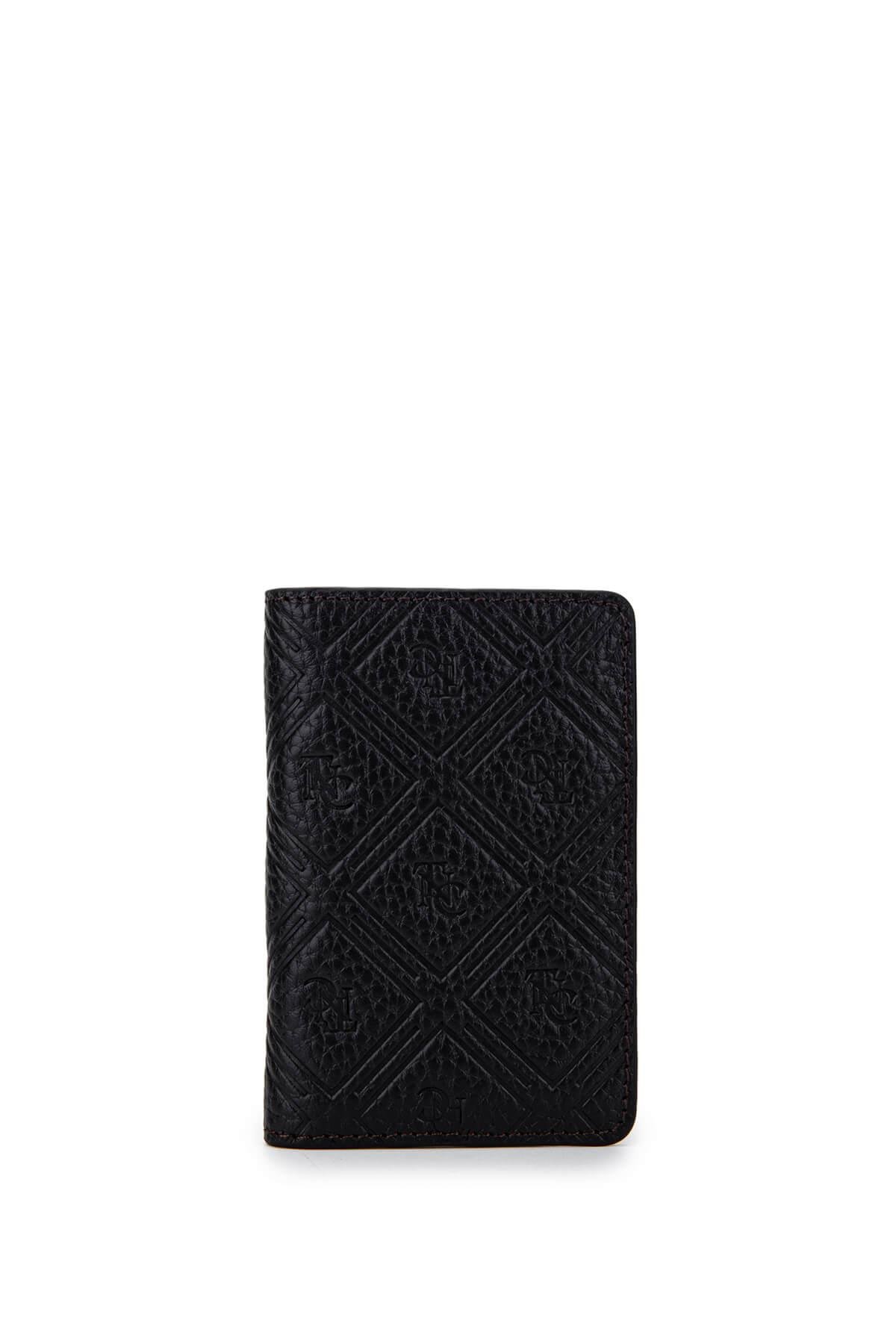 Tamer Tanca Erkek Hakiki Deri Kahverengi Kartlık