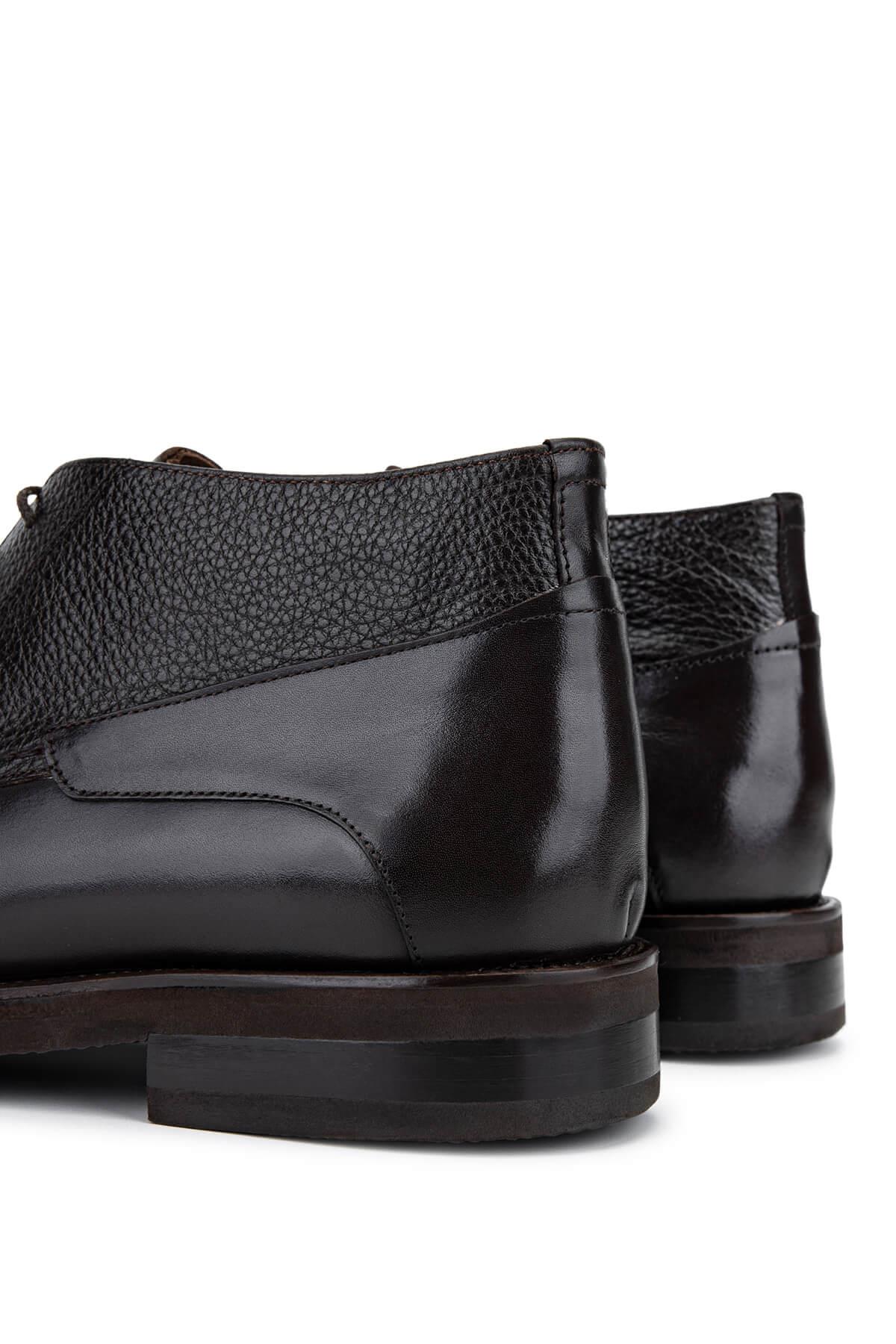 Tamer Tanca Erkek Hakiki Deri Kahverengi Klasik Bot