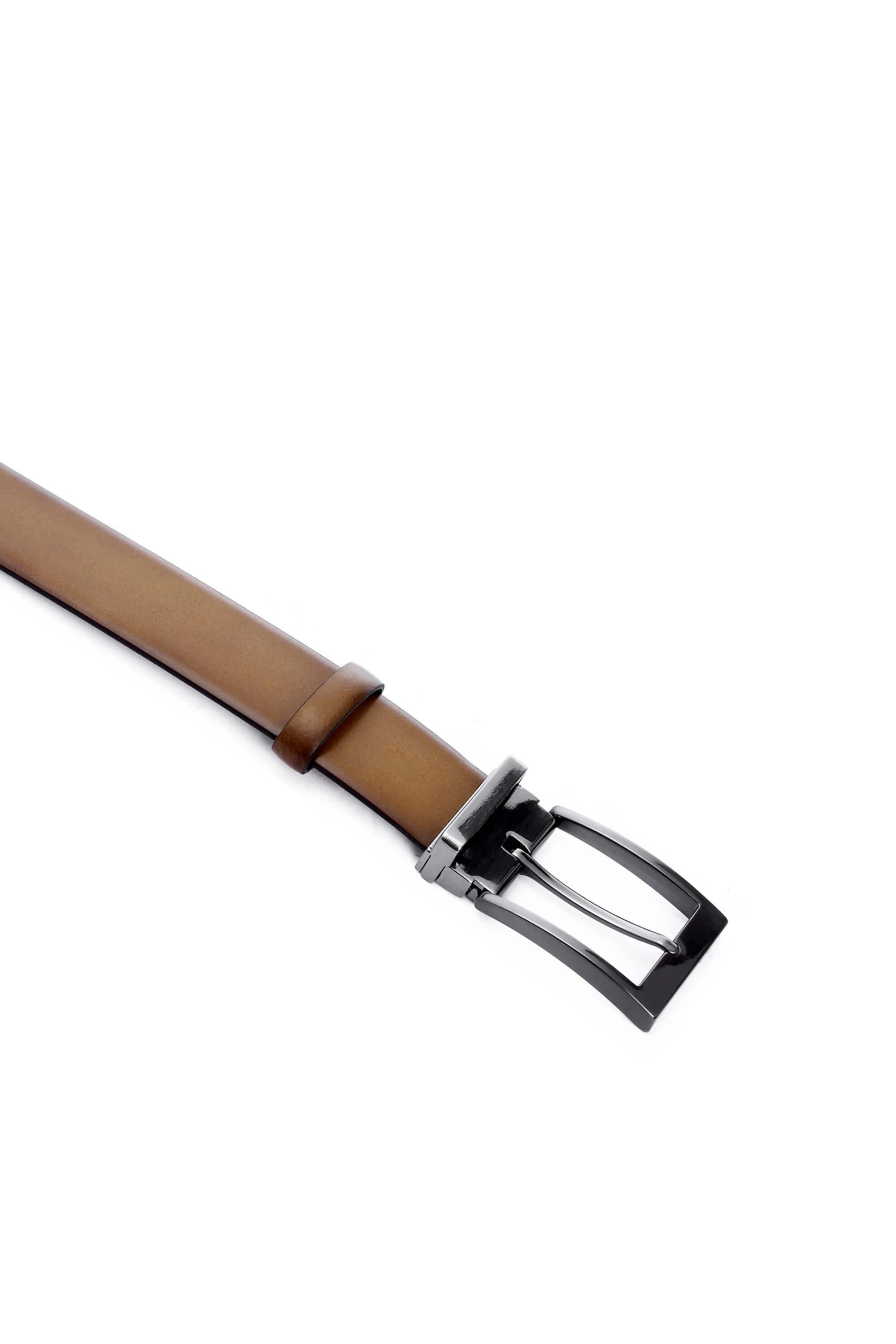 Tamer Tanca Erkek Hakiki Deri Kahverengi Kemer