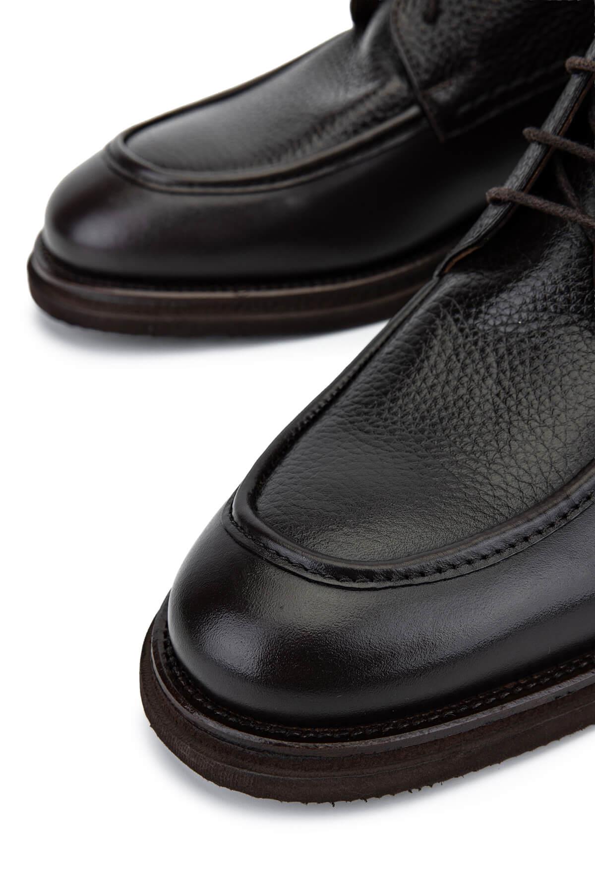 Tamer Tanca Erkek Hakiki Deri Kahverengi Klasik Bot