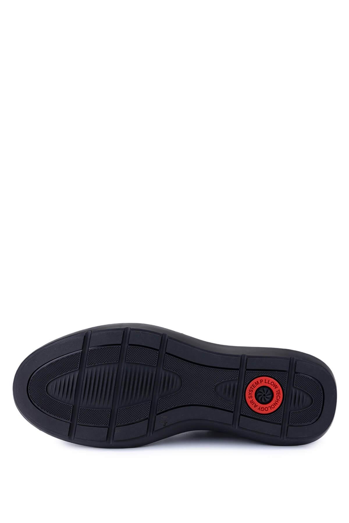 Tamer Tanca Erkek Hakiki Deri Lacivert Casual Ayakkabı