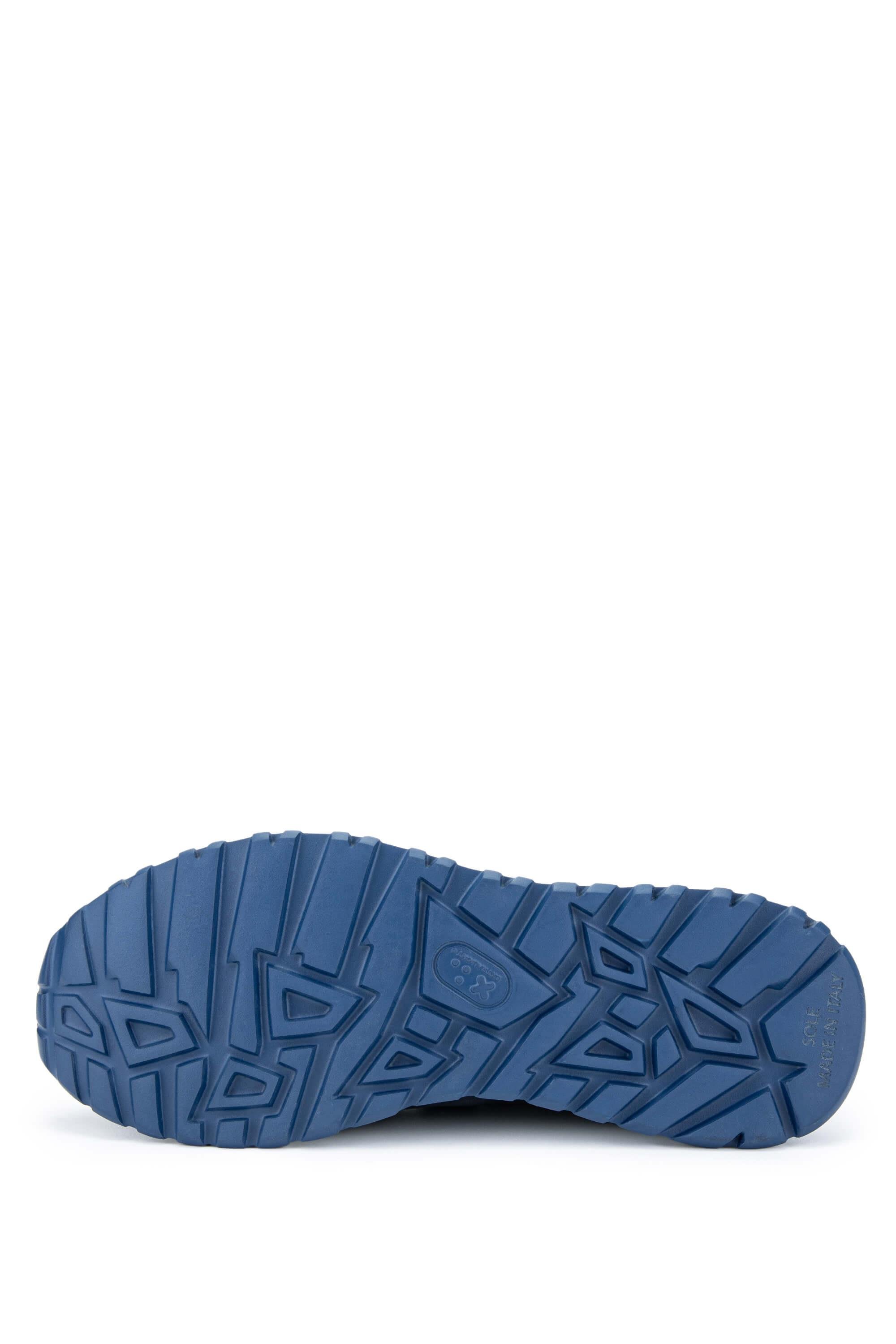 Tamer Tanca Erkek Hakiki Deri Lacivert Süet Casual Ayakkabı