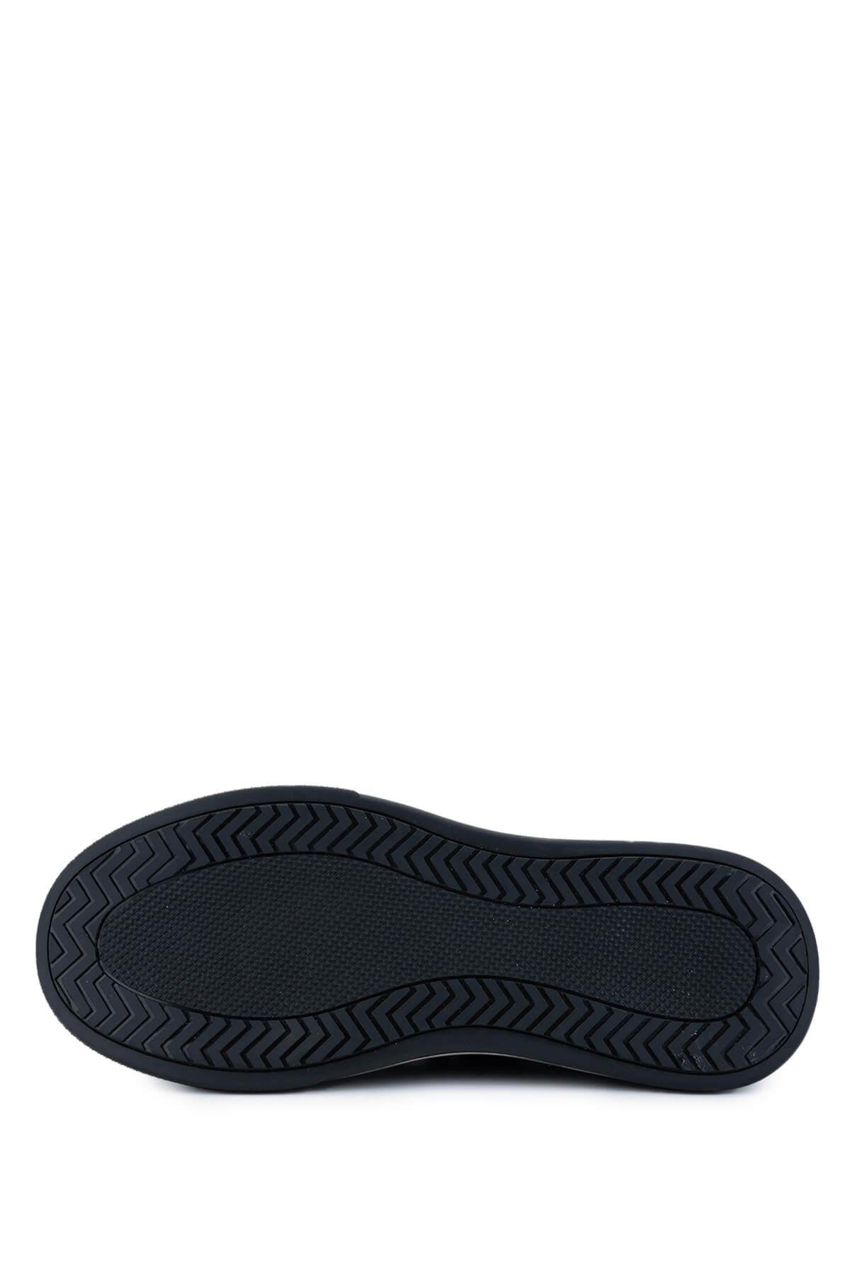 Tamer Tanca Erkek Hakiki Deri Lacivert Sneakers & Spor Ayakkabı