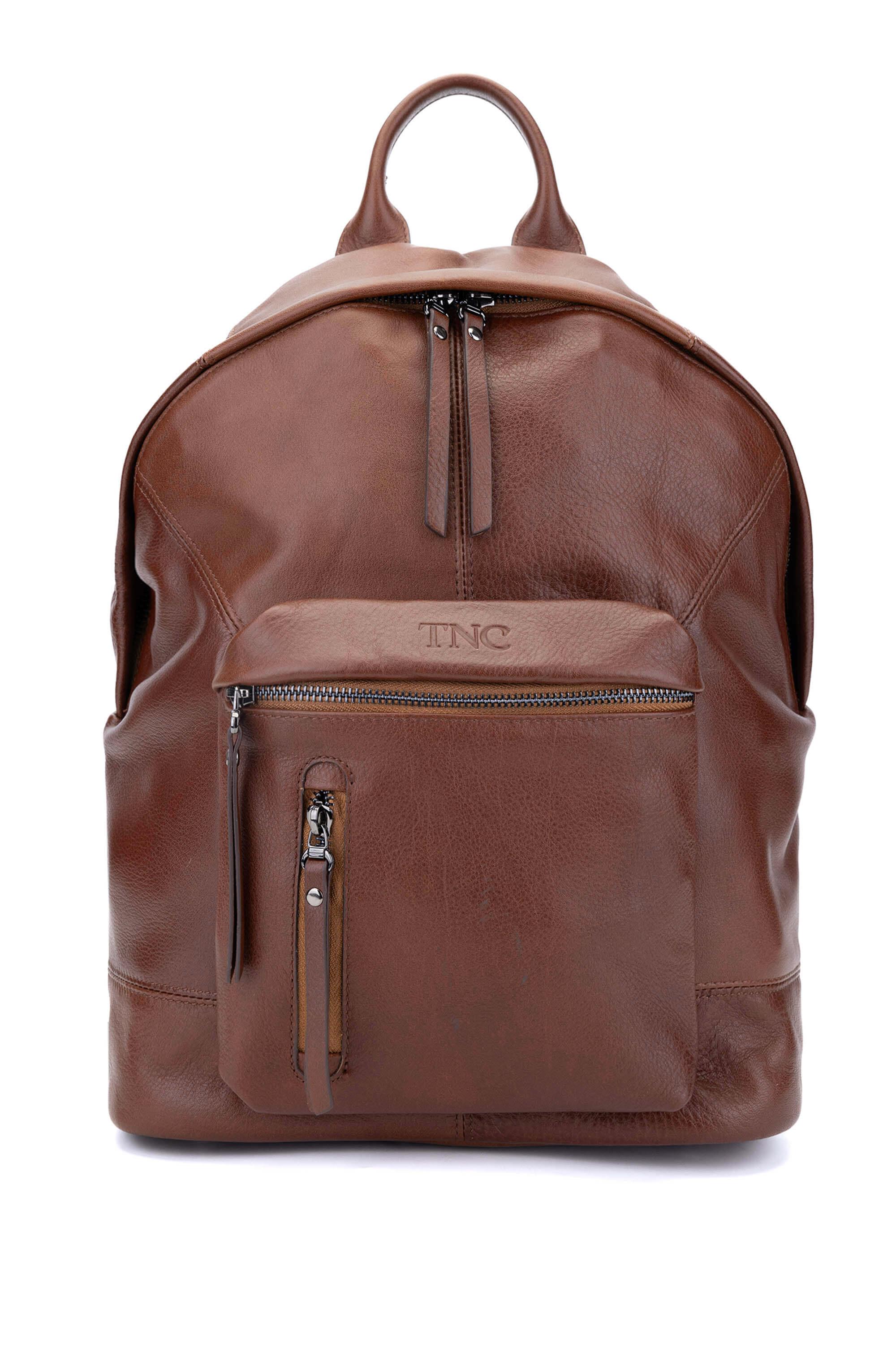 Tamer Tanca Erkek Hakiki Deri Sırt Çantası