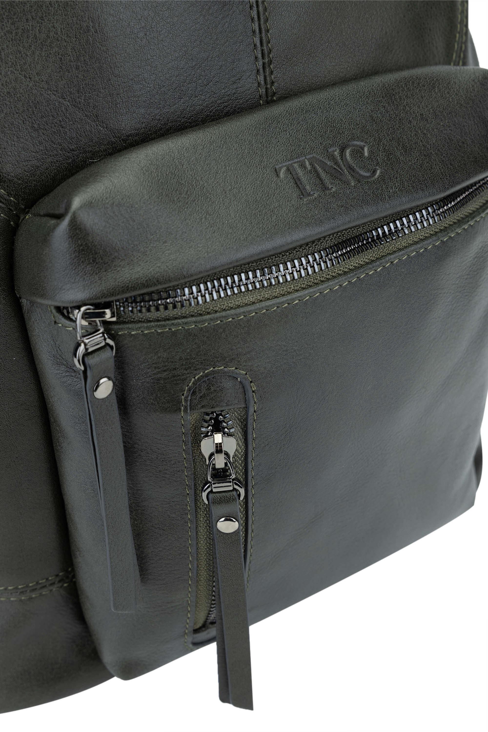 Tamer Tanca Erkek Hakiki Deri Sırt Çantası