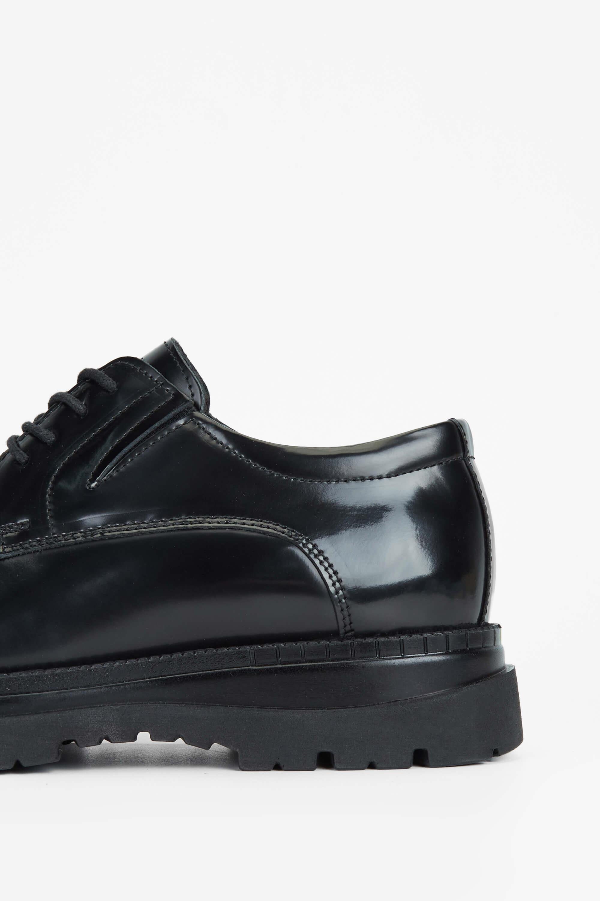 Tamer Tanca Erkek Hakiki Deri Siyah Açma Casual Ayakkabı