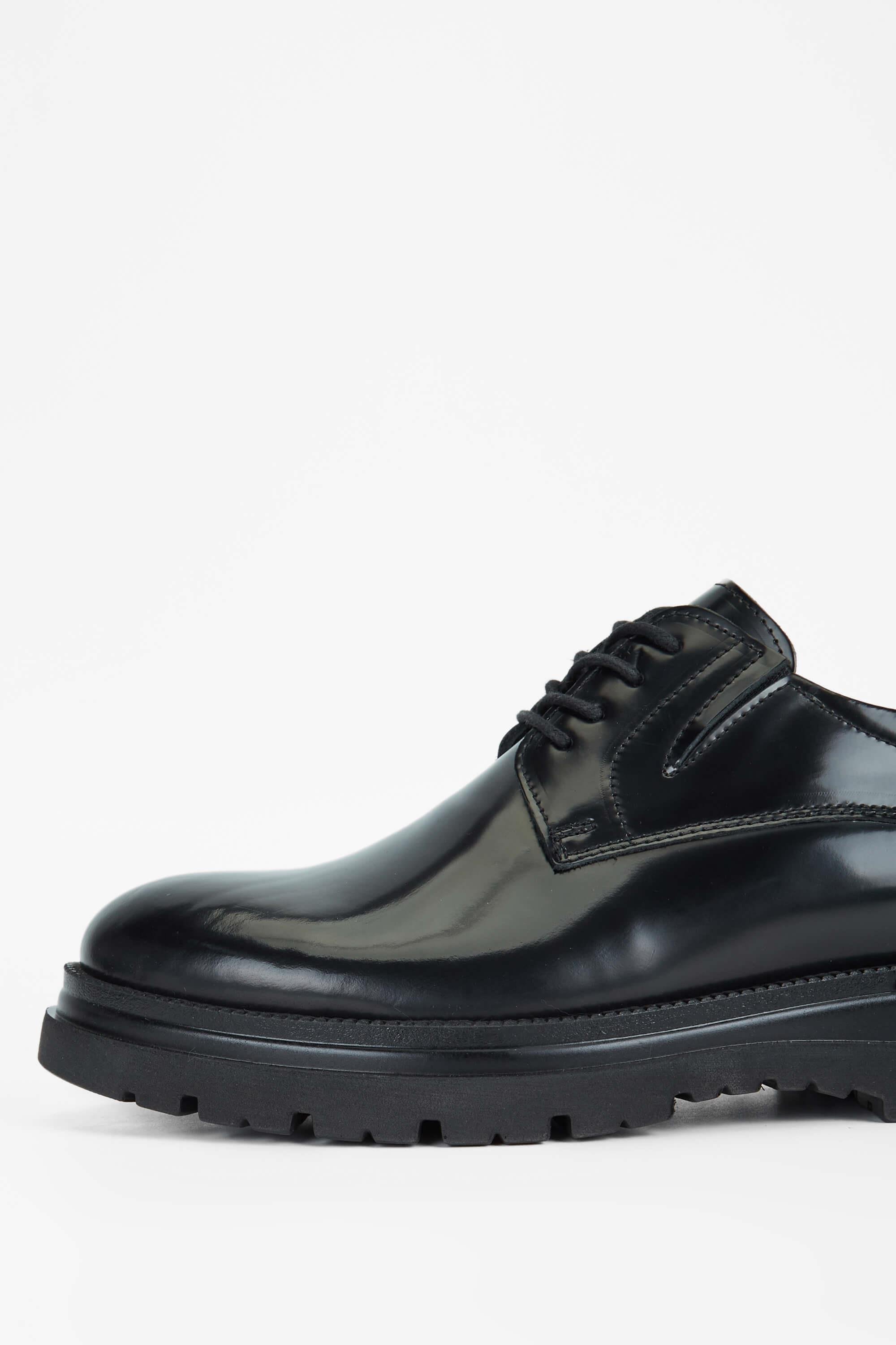 Tamer Tanca Erkek Hakiki Deri Siyah Açma Casual Ayakkabı