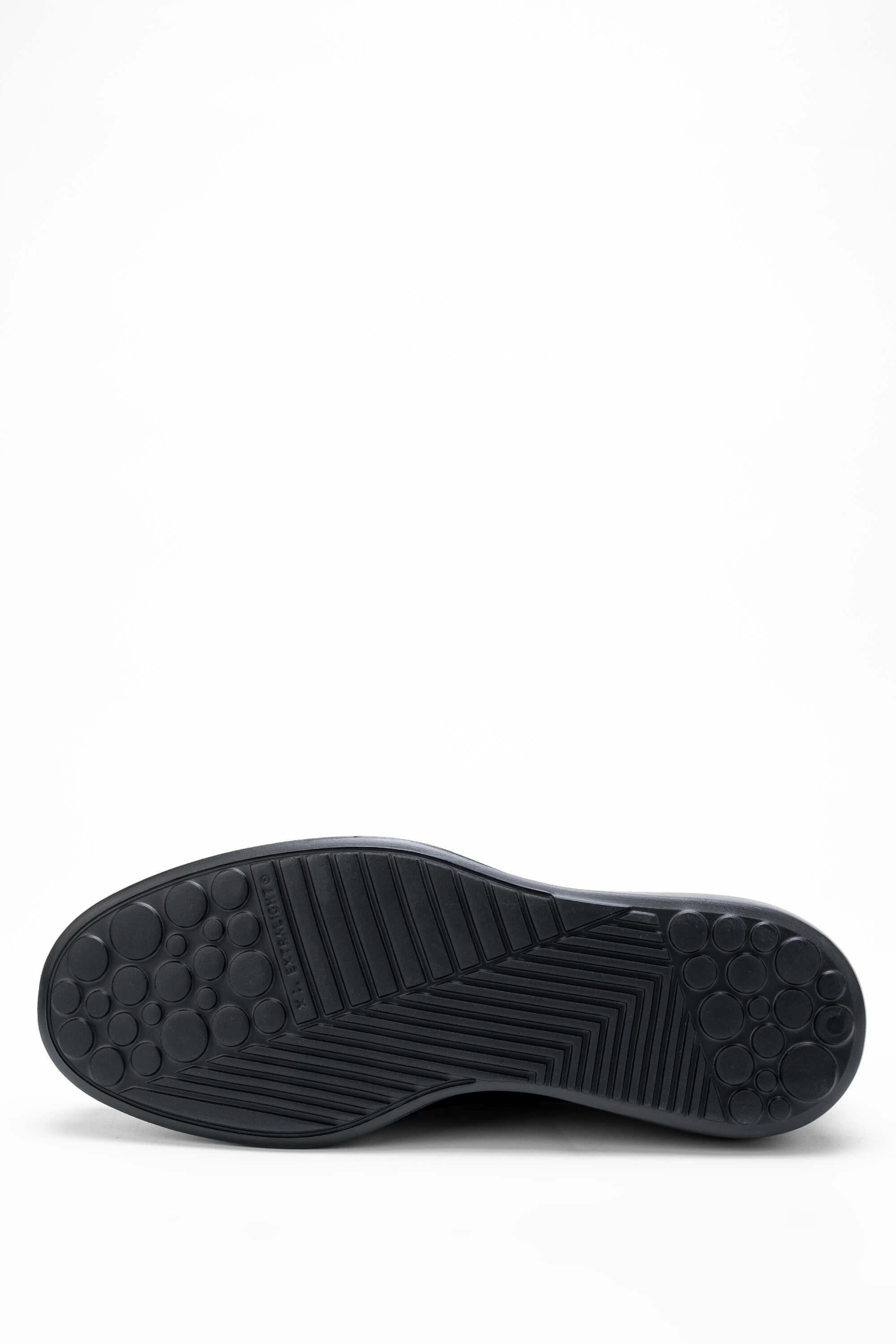 Tamer Tanca Erkek Hakiki Deri Siyah Casual Ayakkabı