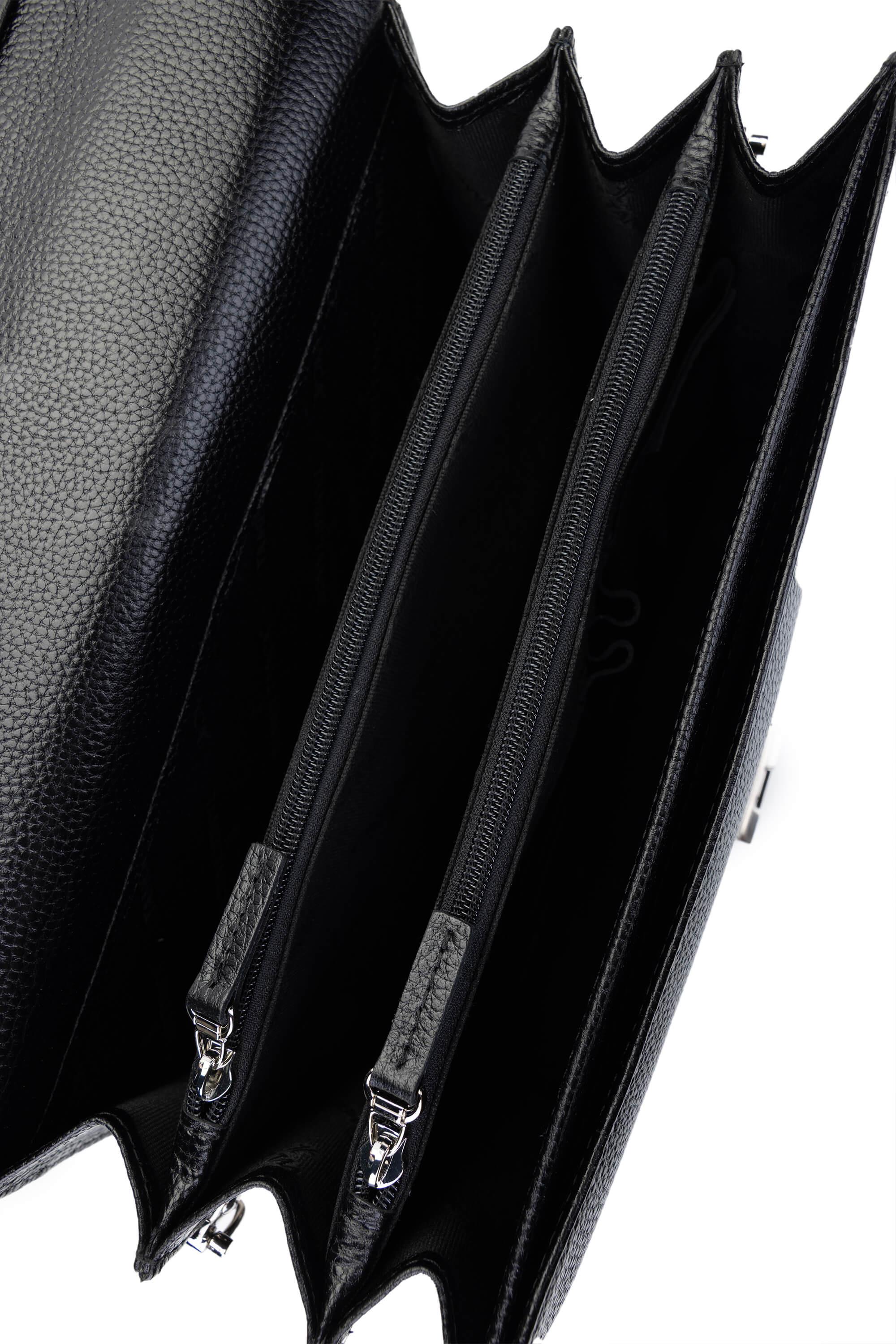 Tamer Tanca Erkek Hakiki Deri Siyah Floter Evrak Çantası