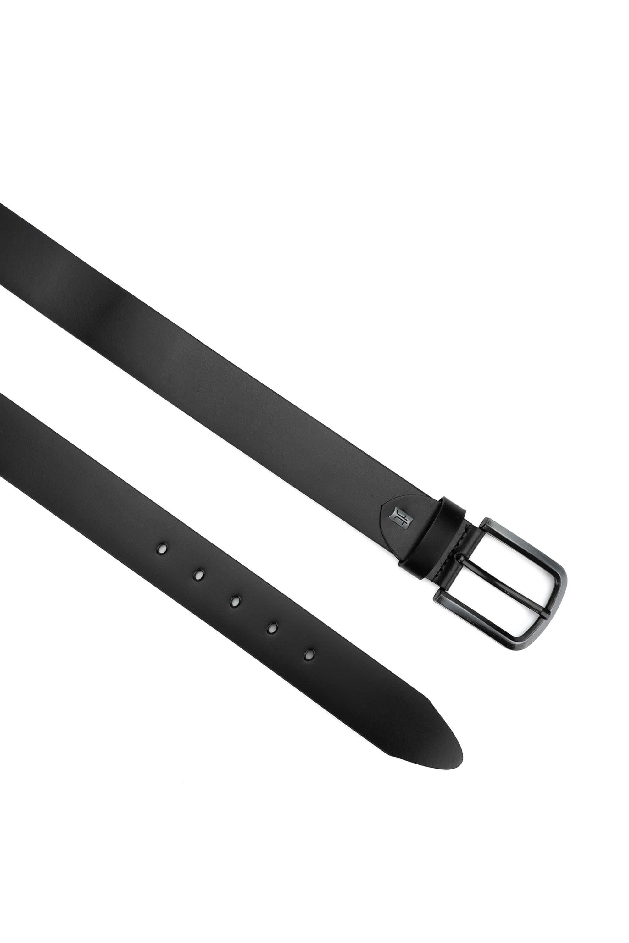 Tamer Tanca Erkek Hakiki Deri Siyah Kemer