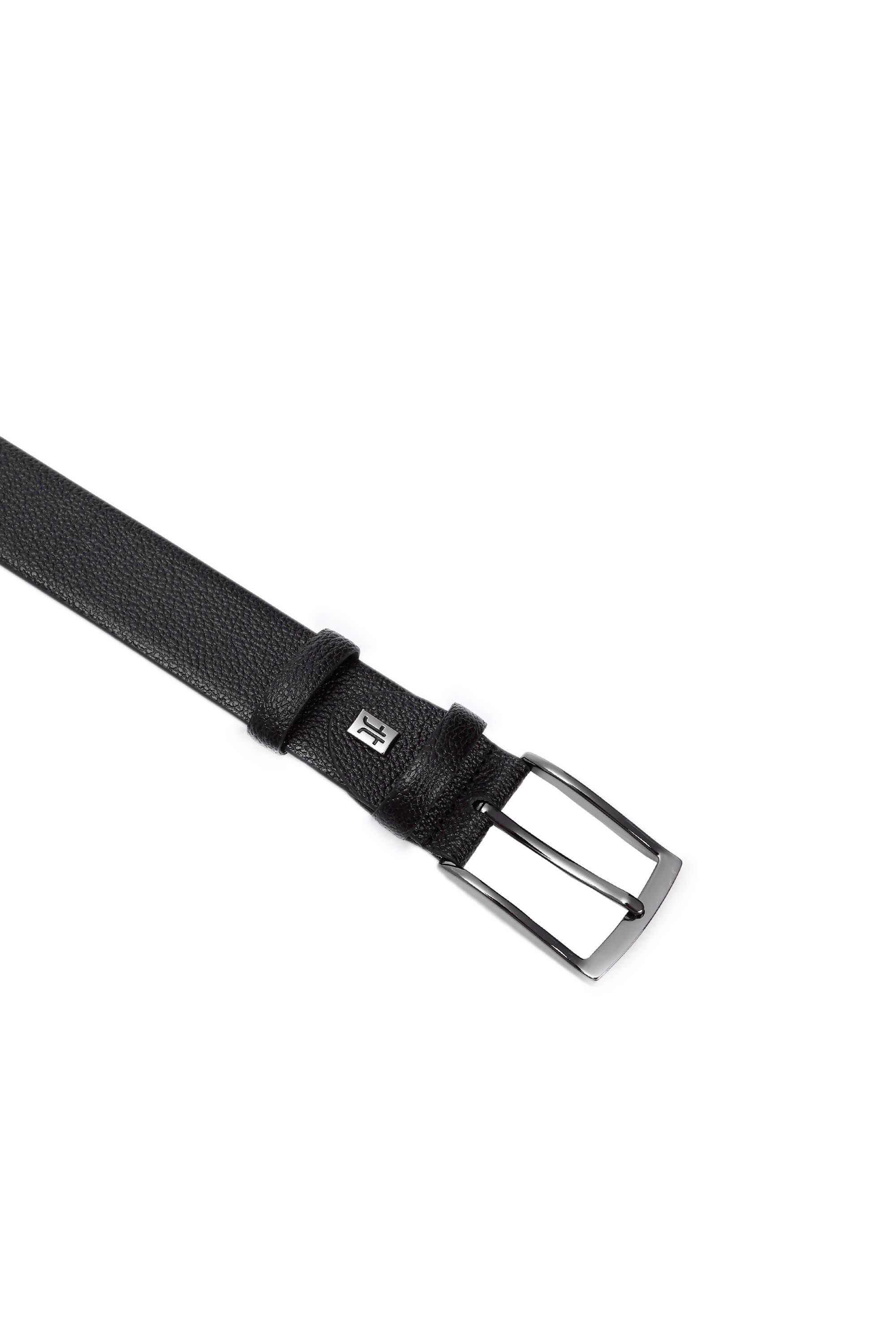 Tamer Tanca Erkek Hakiki Deri Siyah Kemer