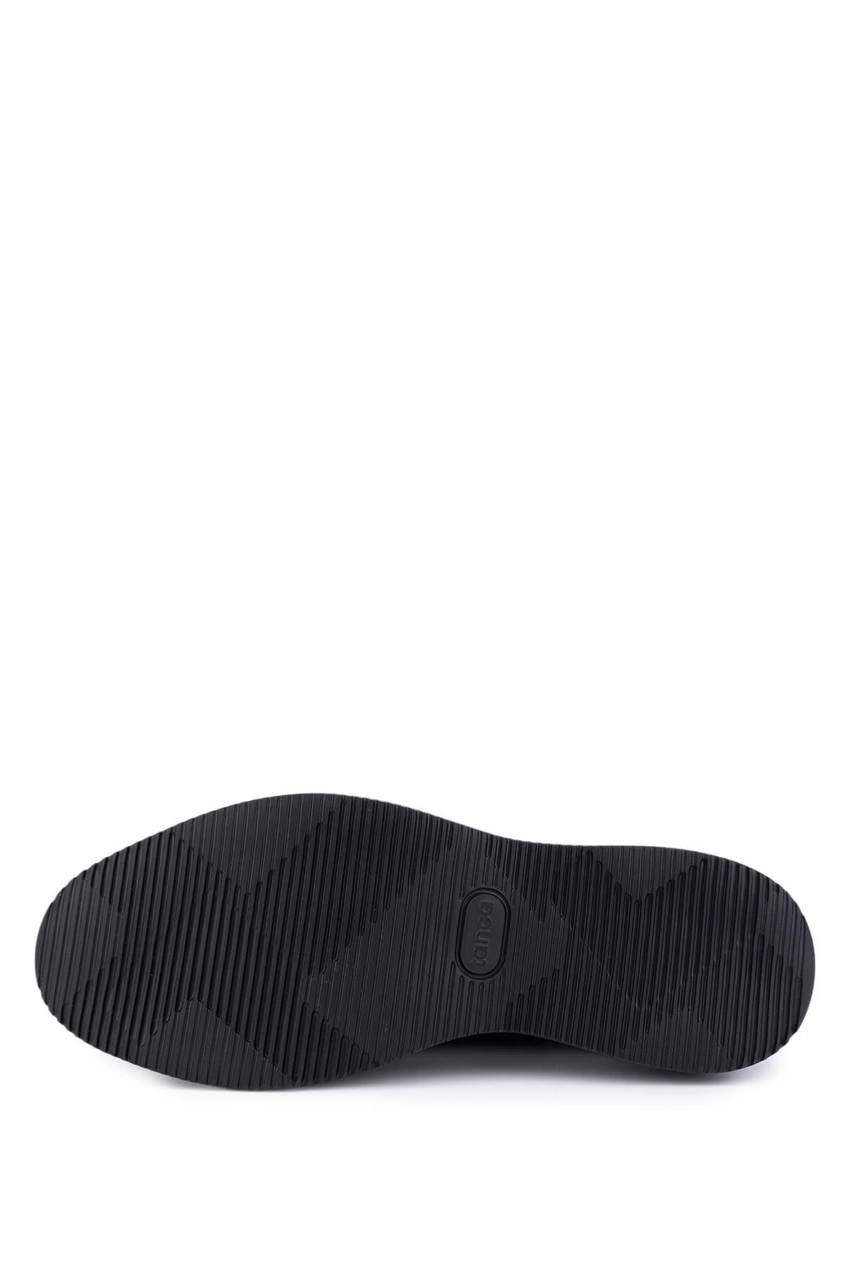 Tamer Tanca Erkek Hakiki Deri Siyah Klasik Ayakkabı