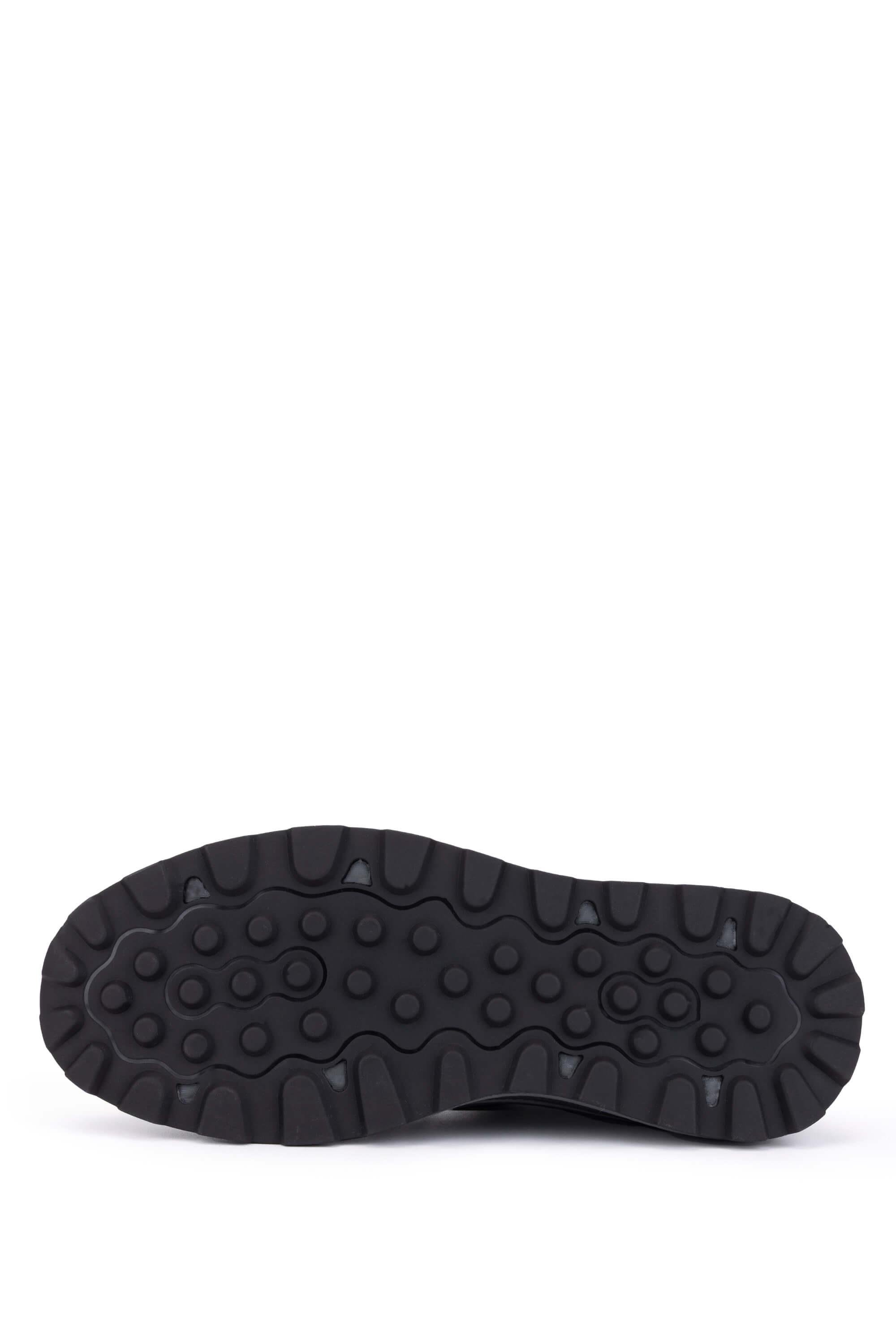 Tamer Tanca Erkek Hakiki Deri Siyah Sneakers & Spor Ayakkabı