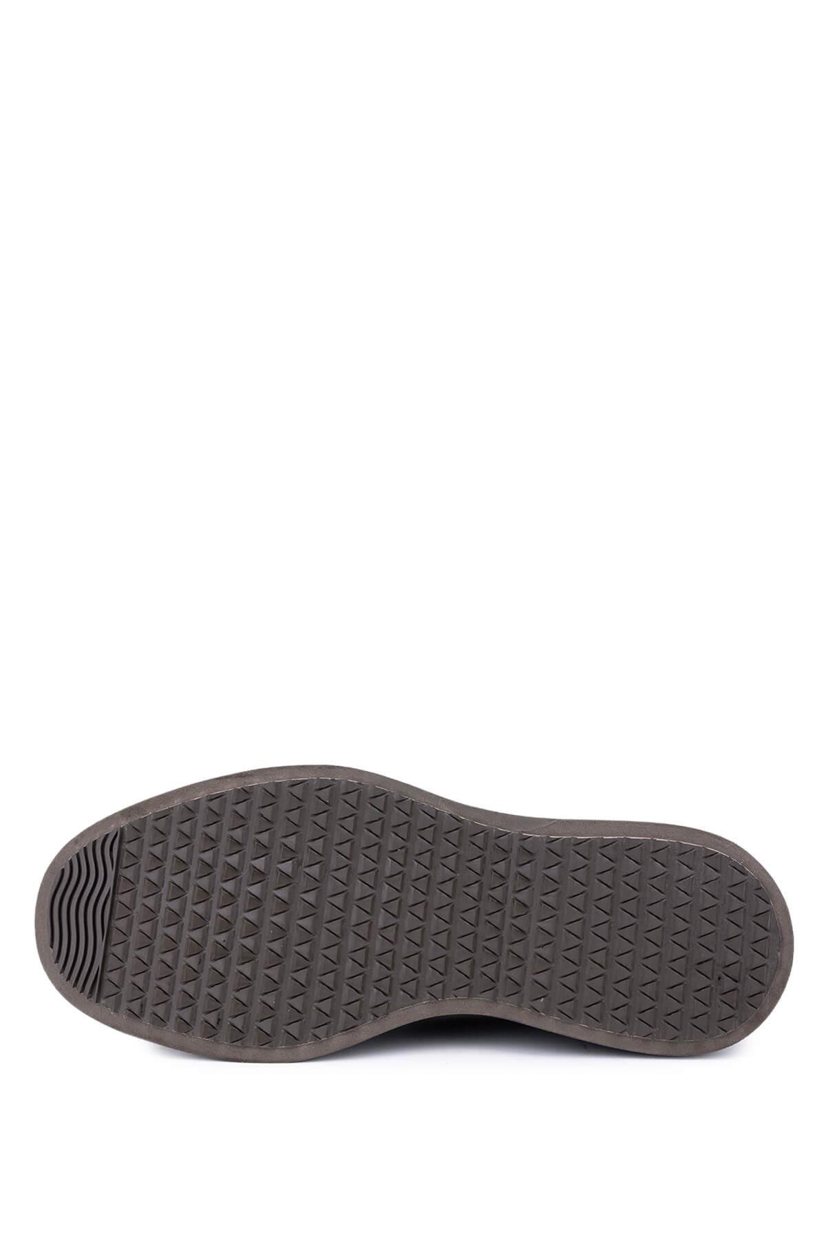 Tamer Tanca Erkek Hakiki Deri Siyah Süet Casual Ayakkabı