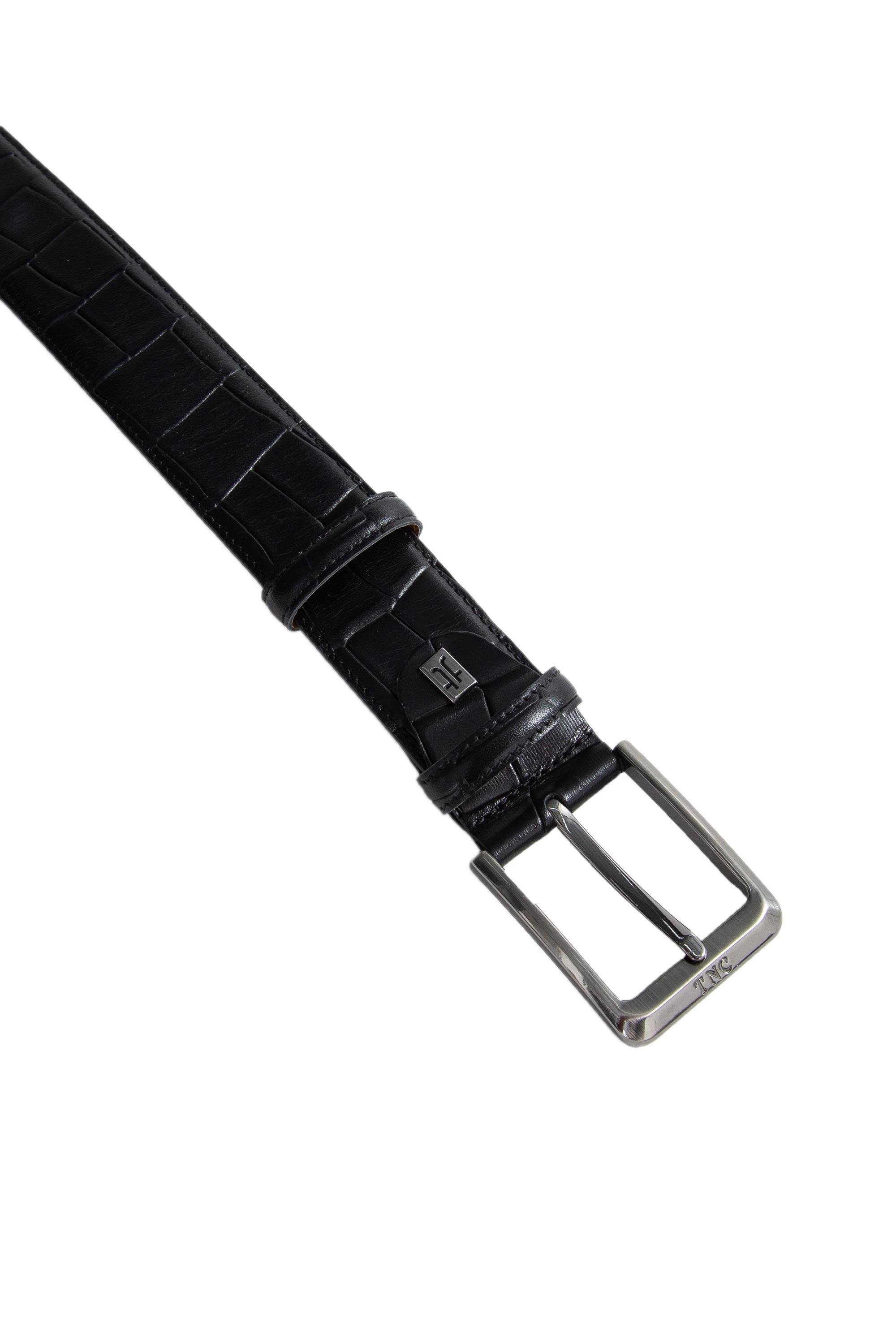 Tamer Tanca Erkek Hakiki Deri SYH MARS KROKO Spor Kemer