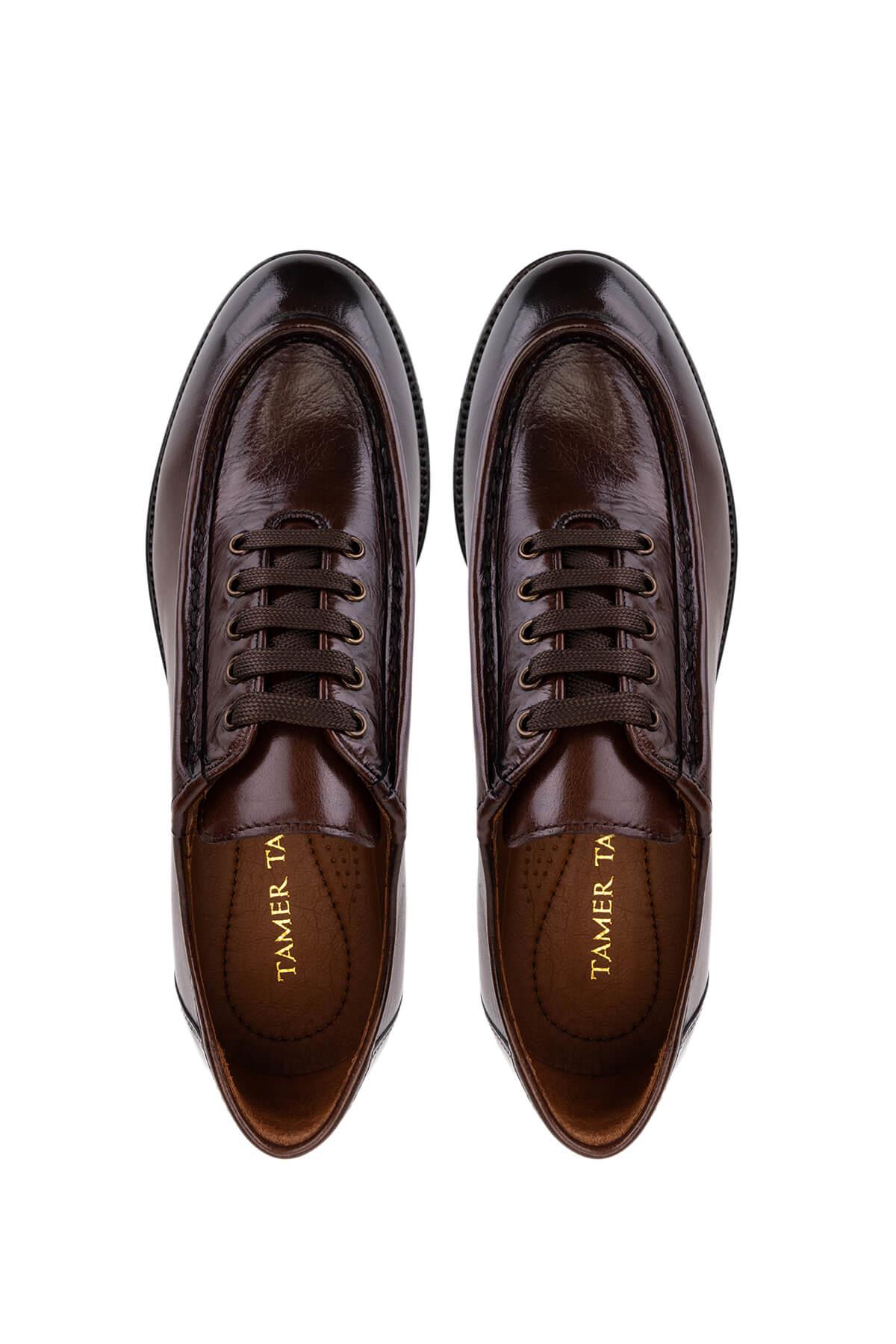 Tamer Tanca Erkek Hakiki Deri Taba Bufalo Casual Ayakkabı