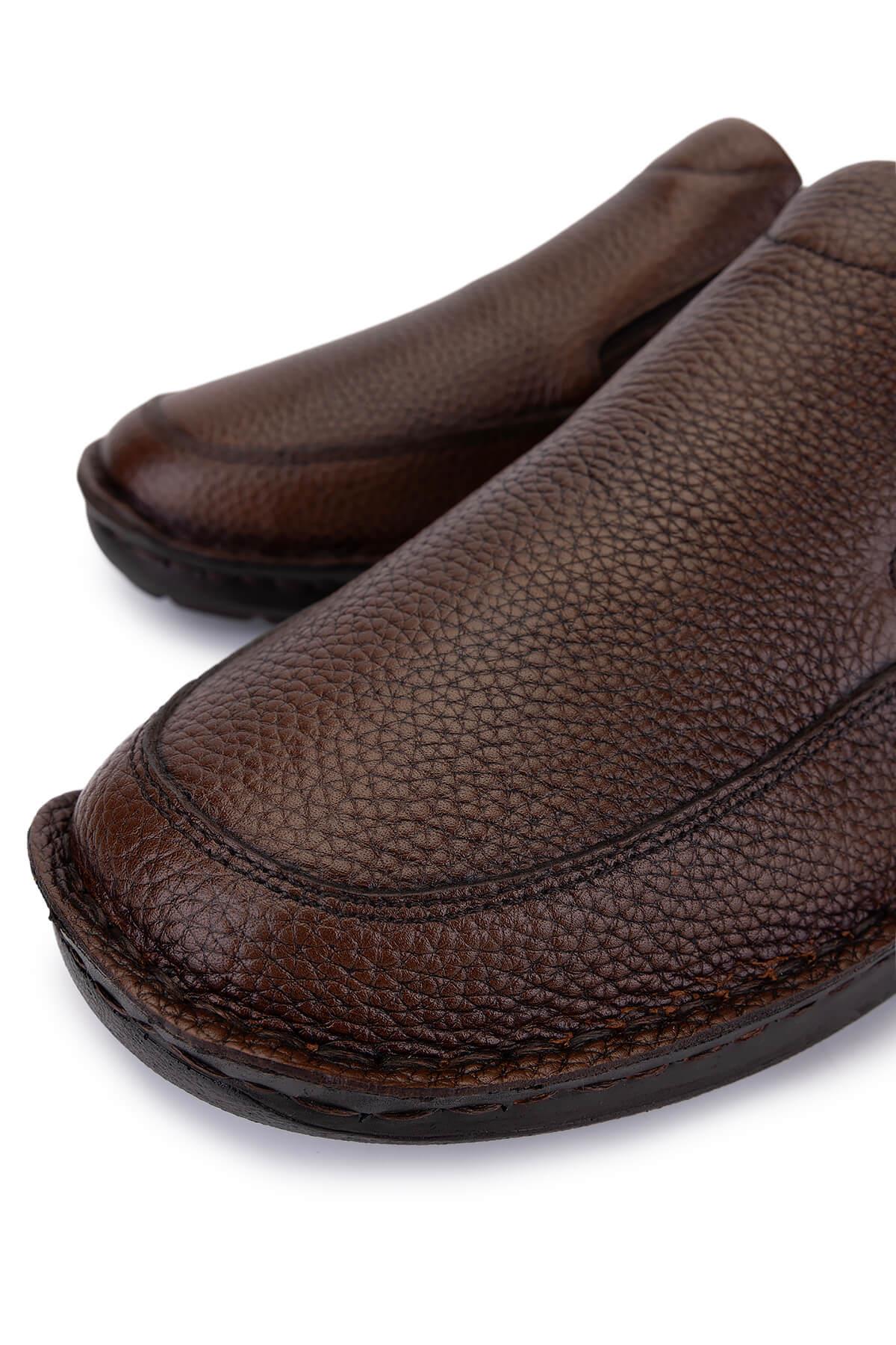 Tamer Tanca Erkek Hakiki Deri Taba Casual Ayakkabı