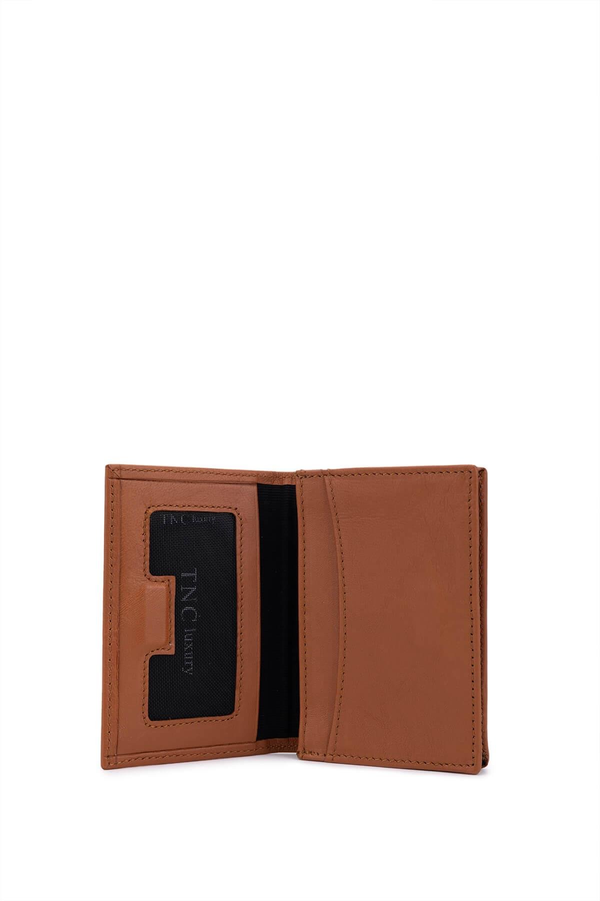 Tamer Tanca Erkek Hakiki Deri Taba Kartlık