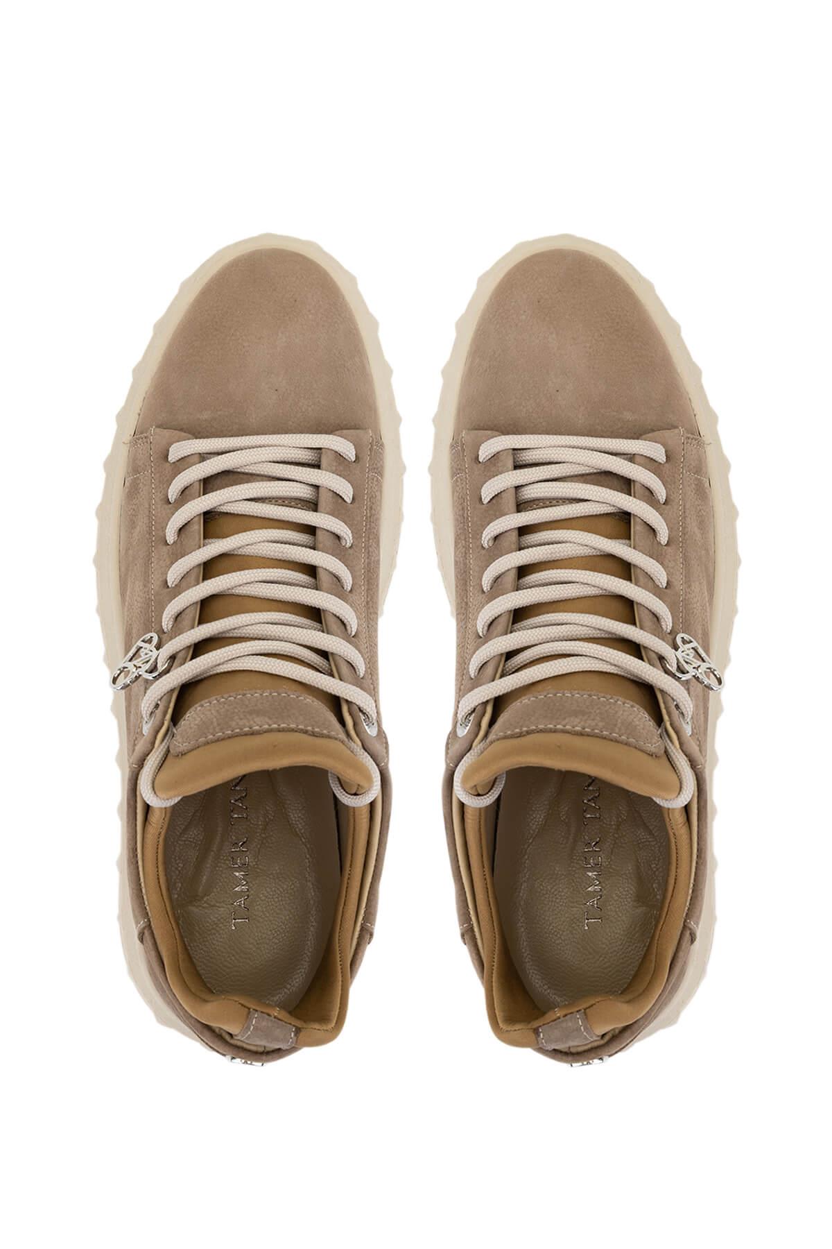 Tamer Tanca Erkek Hakiki Deri Vizon Nubuk Sneakers & Spor Ayakkabı