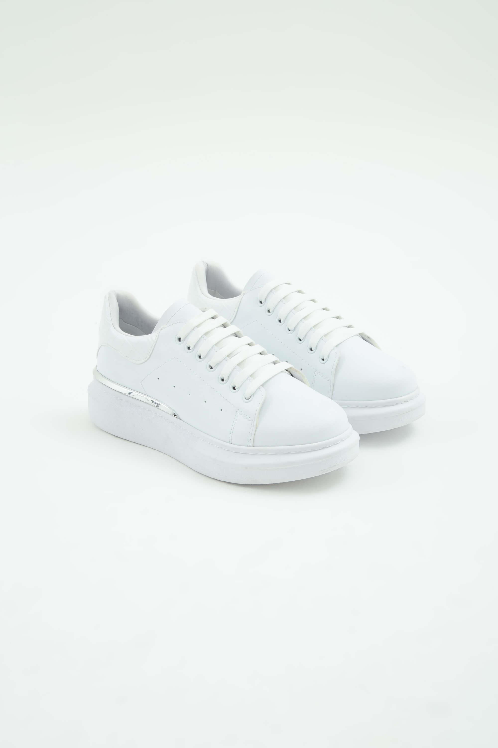 Tamer Tanca Erkek Vegan Beyaz Sneakers & Spor Ayakkabı