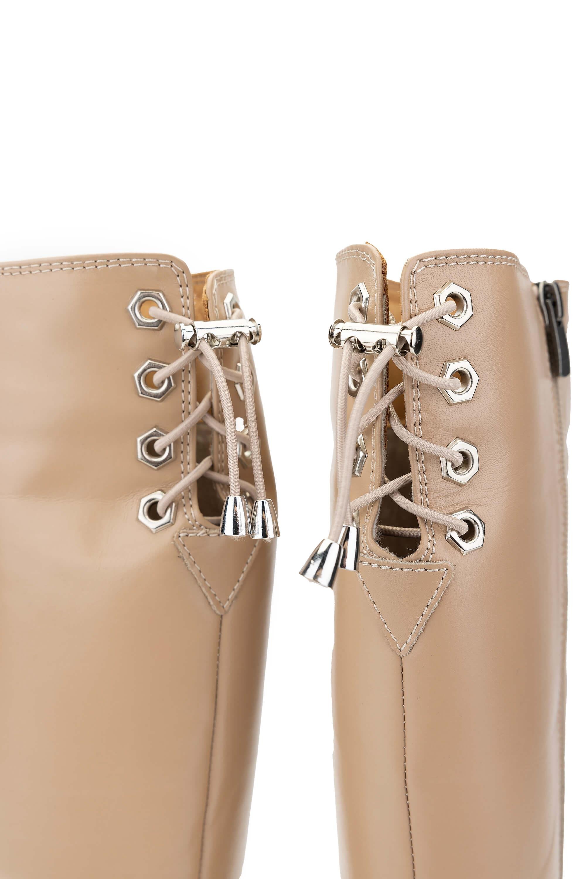 Tamer Tanca Kadın Hakiki Deri Camel Casual Çizme